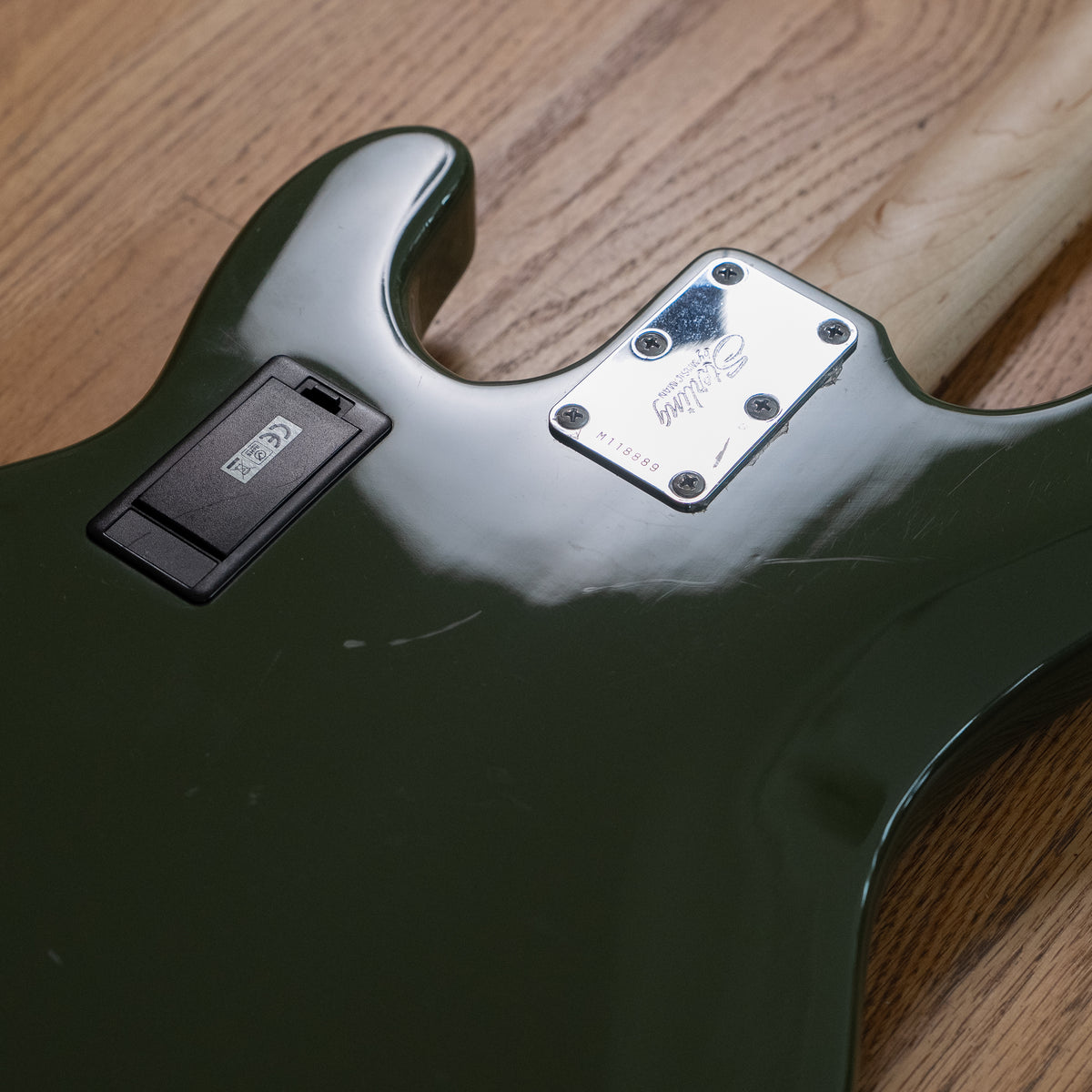 Music Man Sterling Stingray Olive Green 2020s Electric Bass - No Case