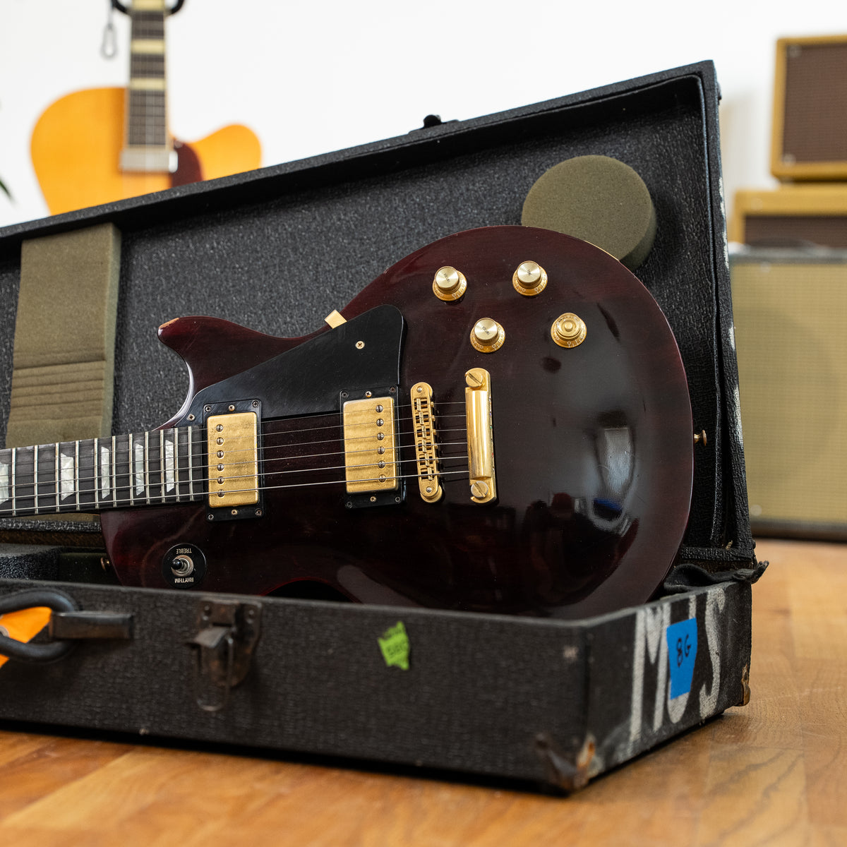 Gibson Les Paul Wine Red w/ Gold Hardware 1990's w/OHSC