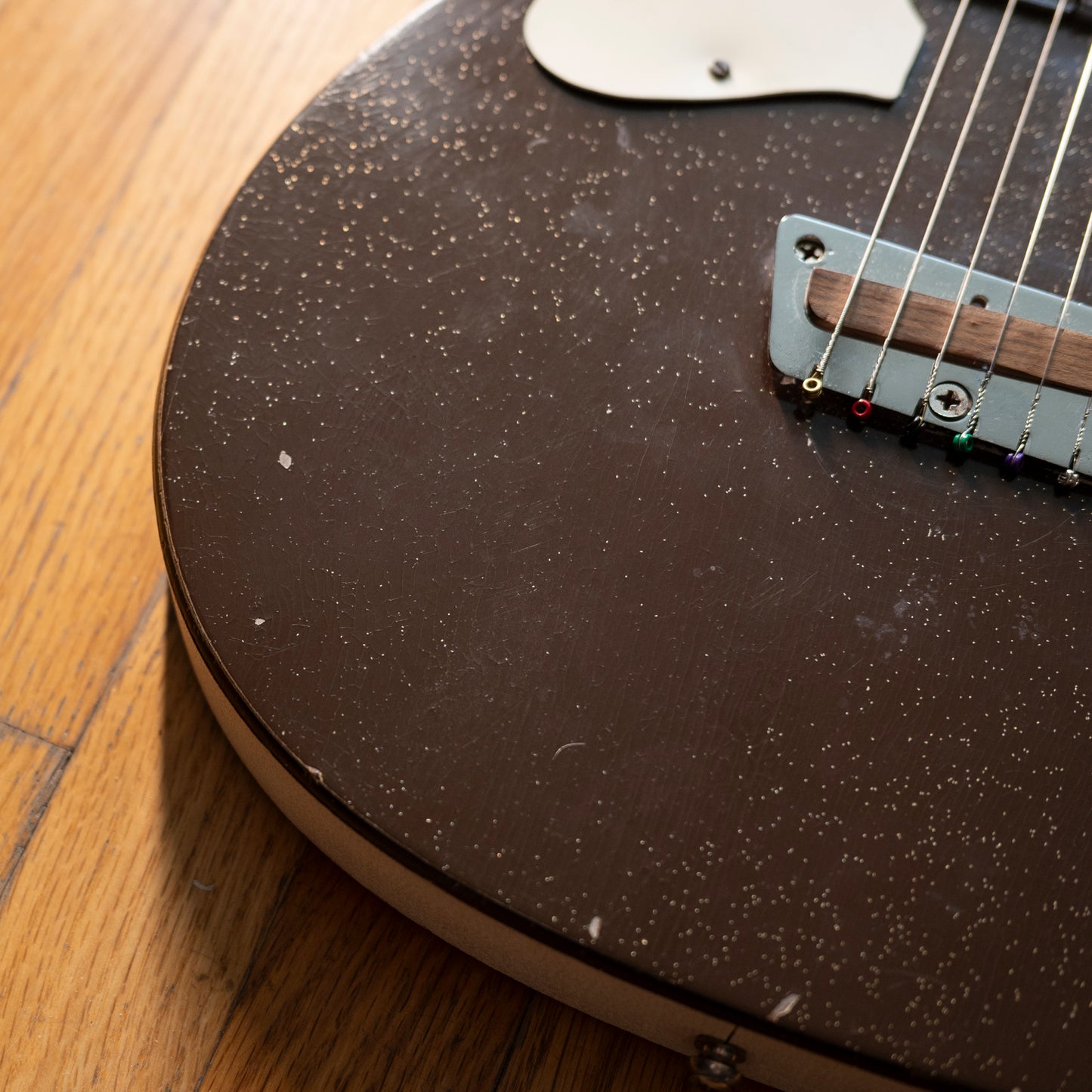 Silvertone 1304 Rootbeer Sparkle 1950s w/ Gig Bag