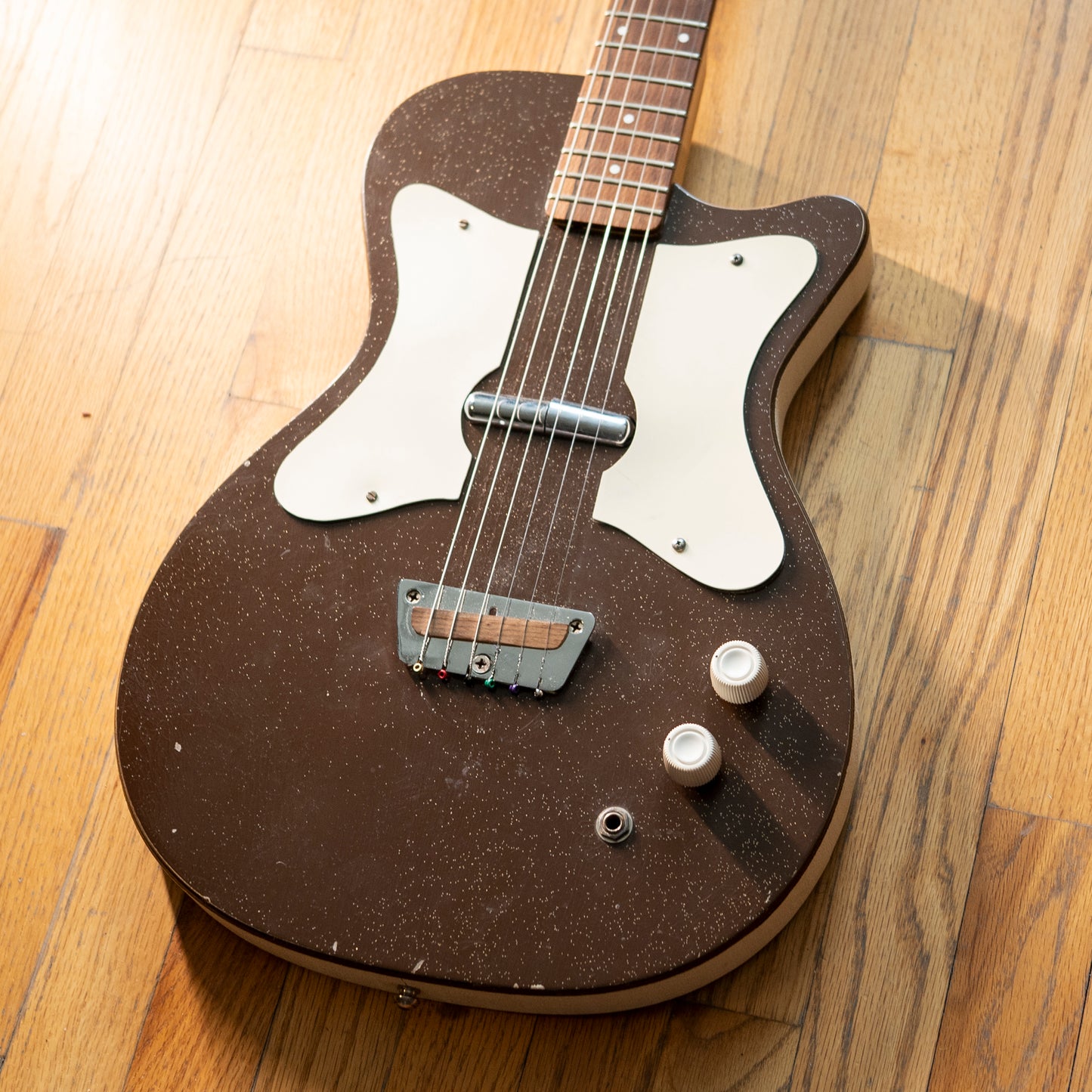 Silvertone 1304 Rootbeer Sparkle 1950s w/ Gig Bag