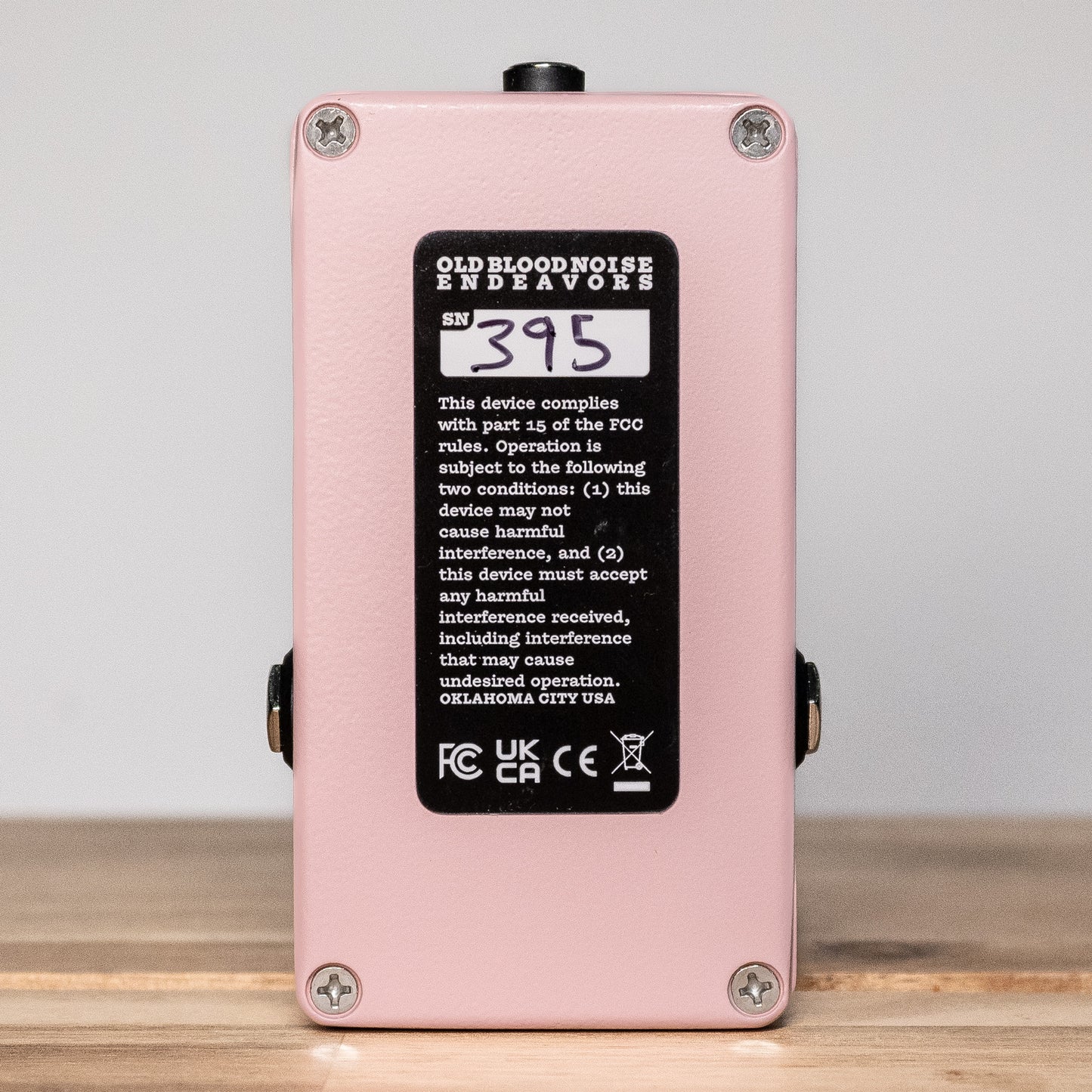 Old Blood Noise Endeavors BL-37 Reverb Shell Pink Exclusive