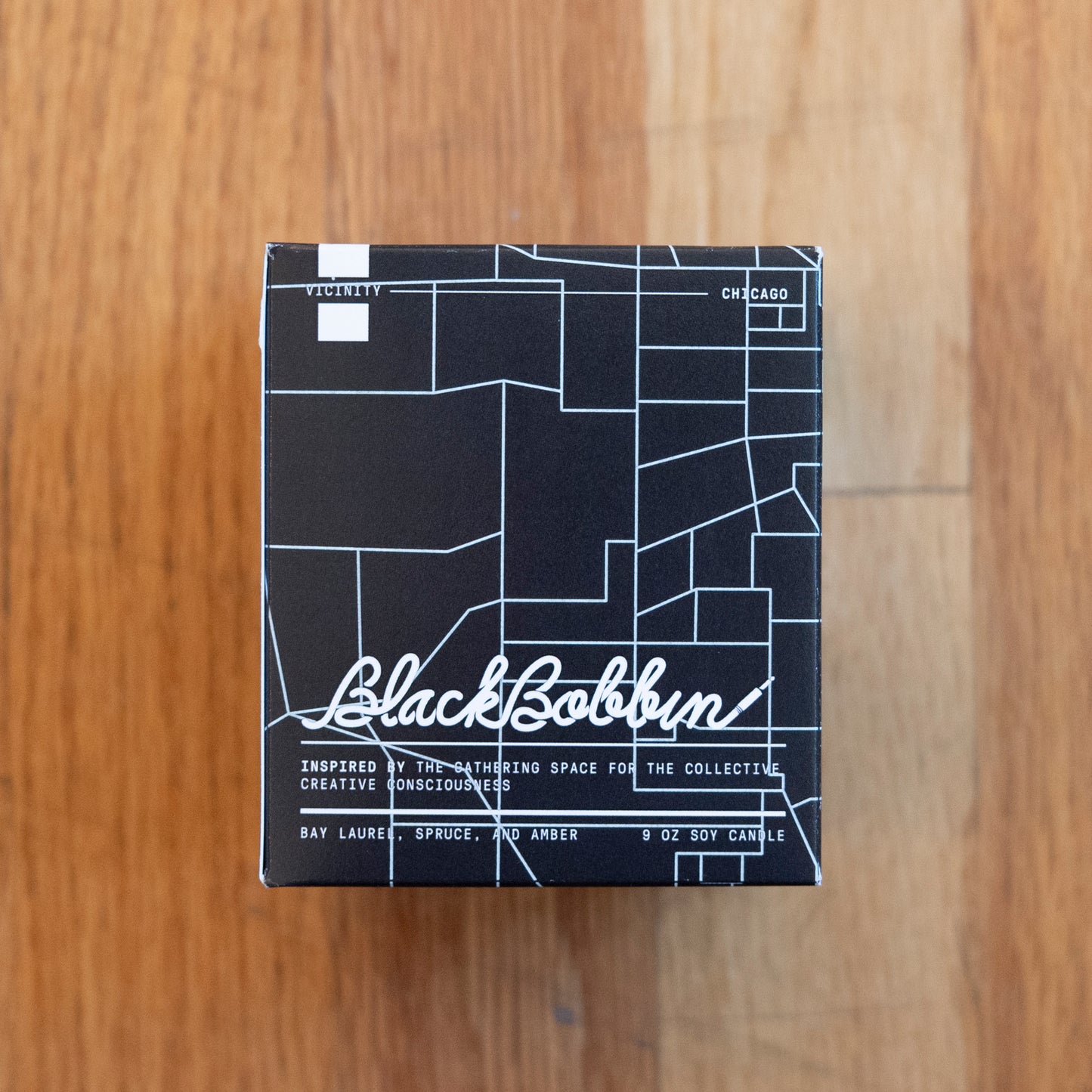 Vicinity Black Bobbin Candle