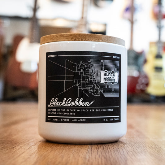 Vicinity Black Bobbin Candle