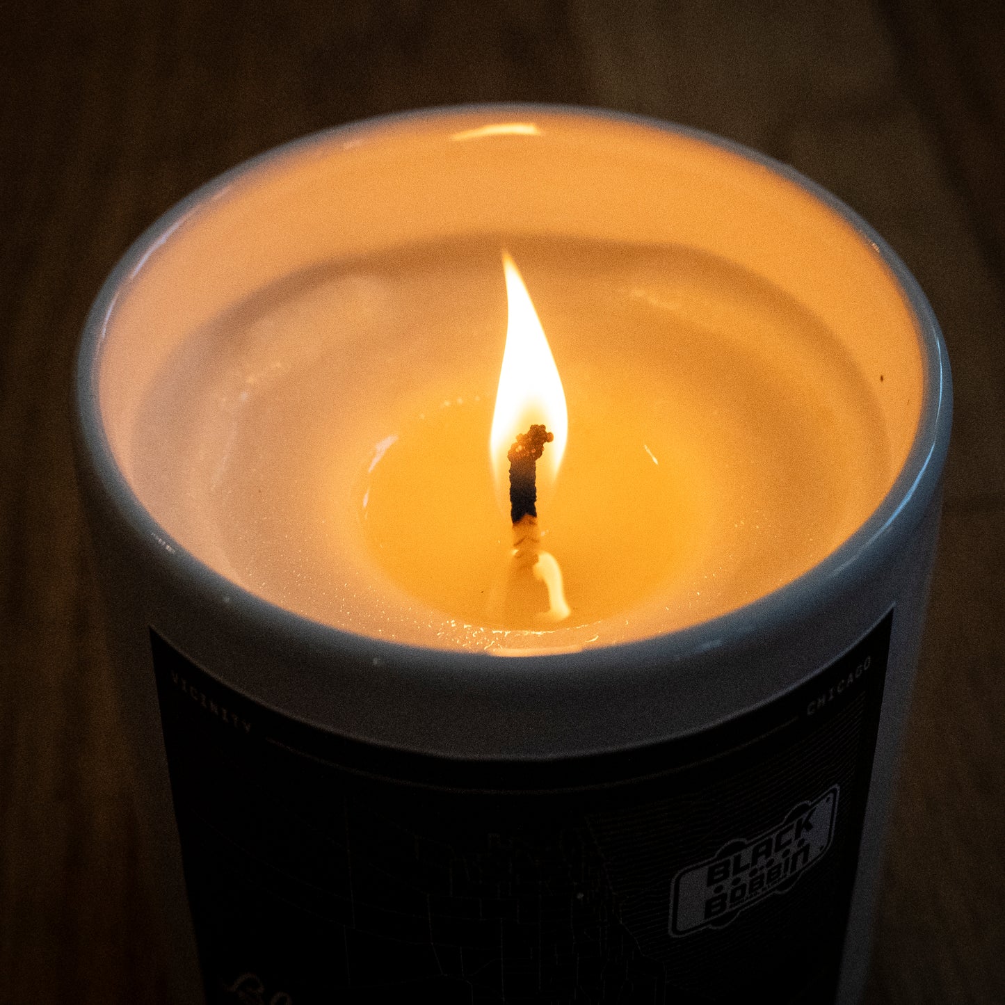 Vicinity Black Bobbin Candle