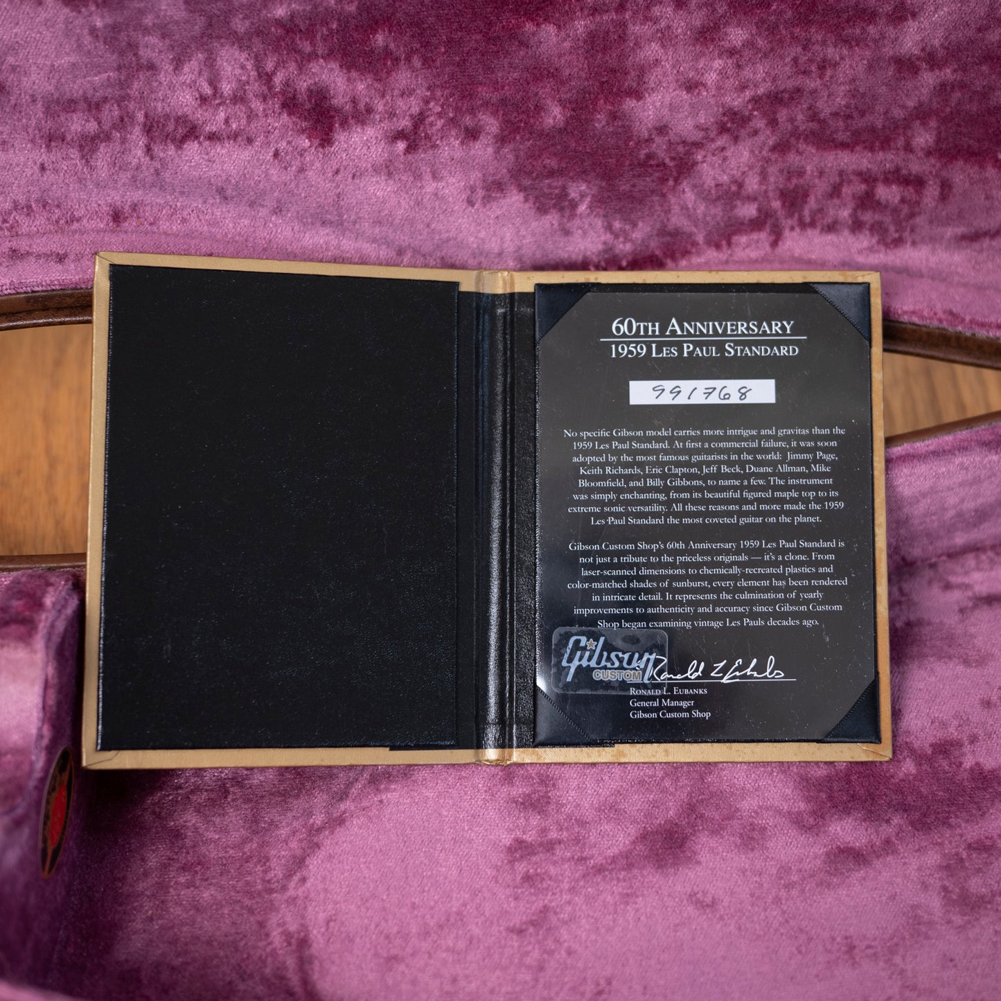 Gibson Les Paul 1959 60th Anniversary Reissue 2019