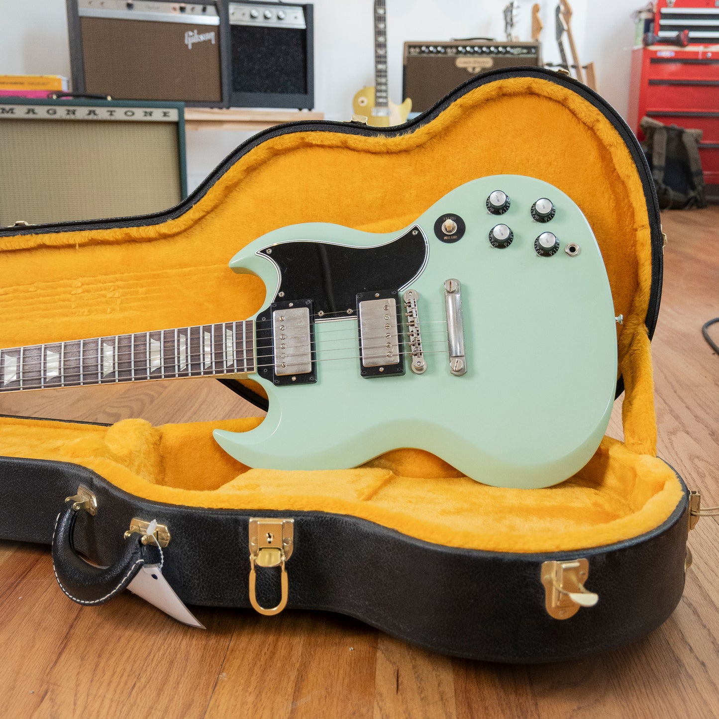 Gibson Custom '61/'59 Fat Neck SG Limited-Edition Electric Guitar Kerry Green USED
