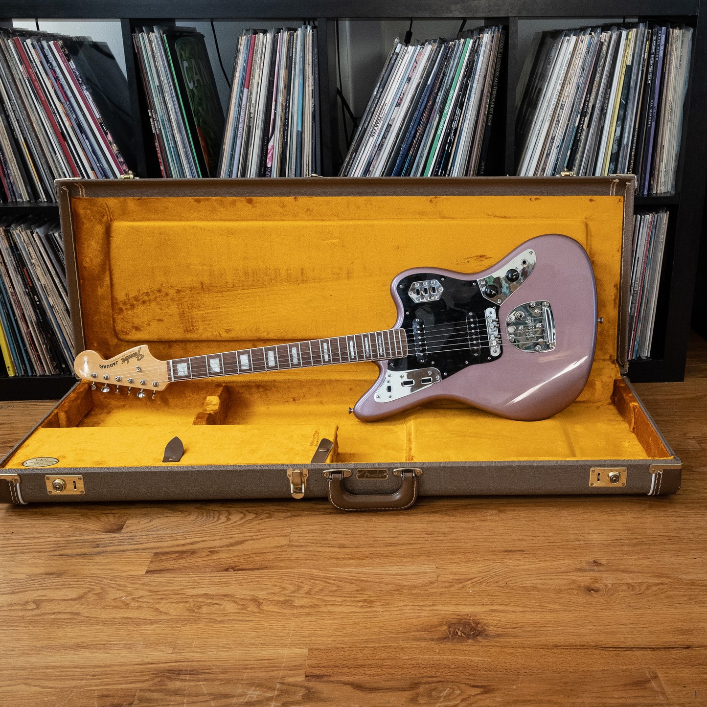 Fender 50th Anniversary Jaguar Burgundy Mist Metallic USED