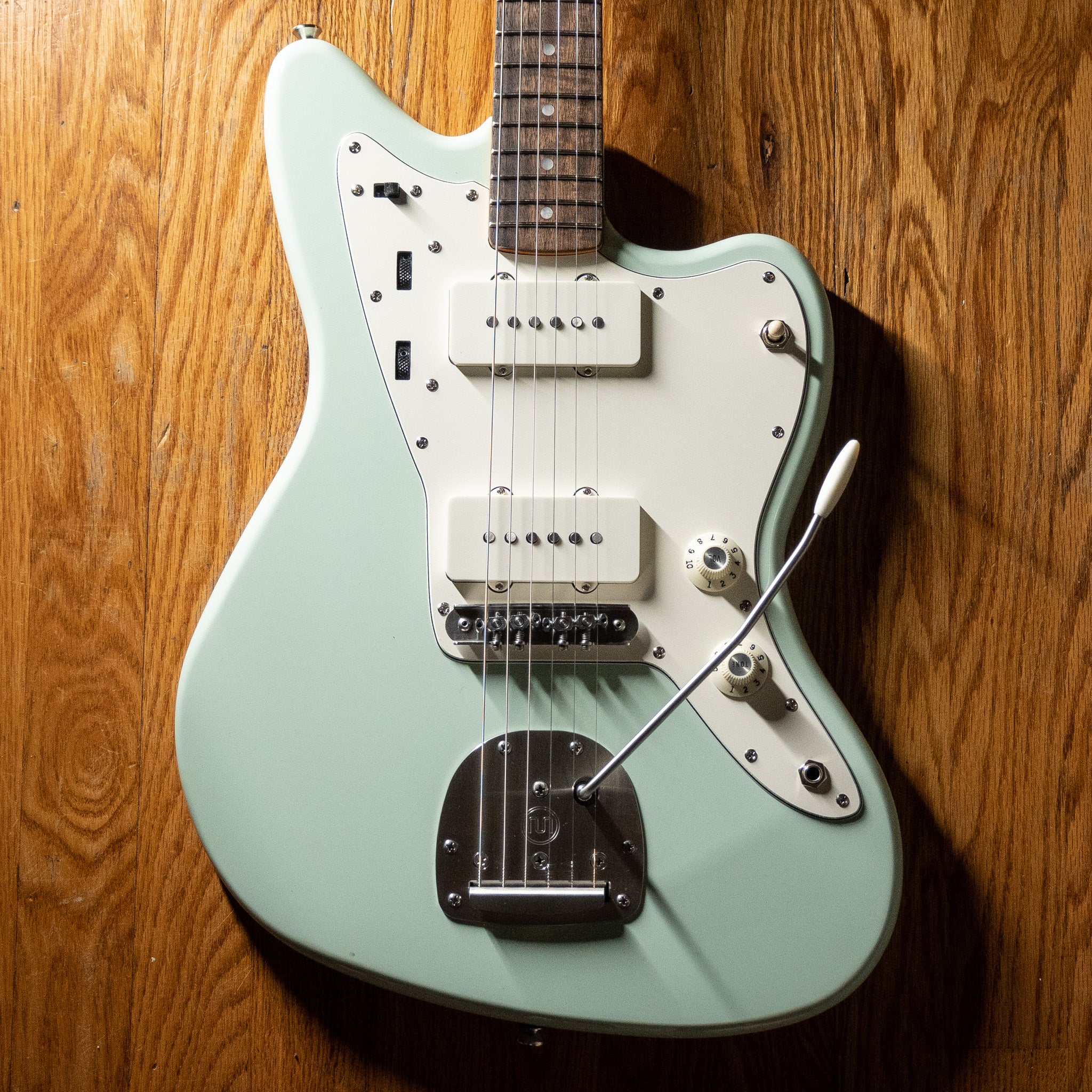 Squier Classic Vibe Late 60s Surf Green Jazzmaster Black Bobbin Modified  Pre-Order