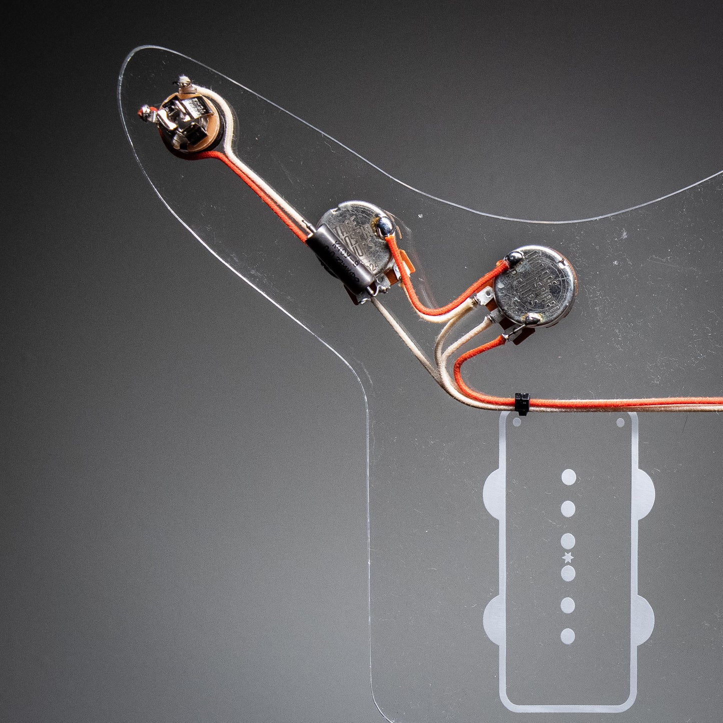 Black Bobbin Jazzmaster Wiring Harness