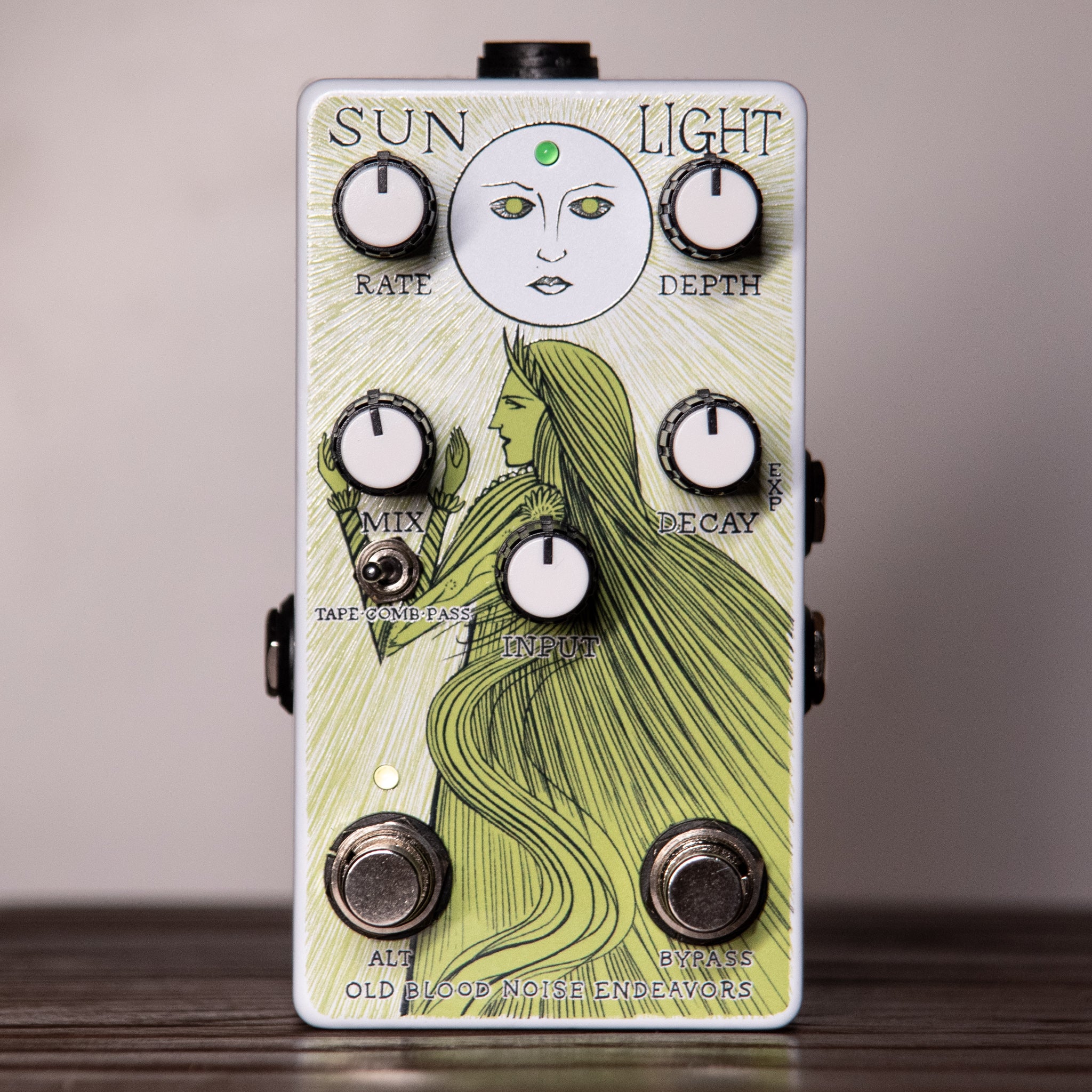 sunlight pedal Old Blood Noise Endeavors Sunlight Dynamic Reverb "Sage" Exclusive