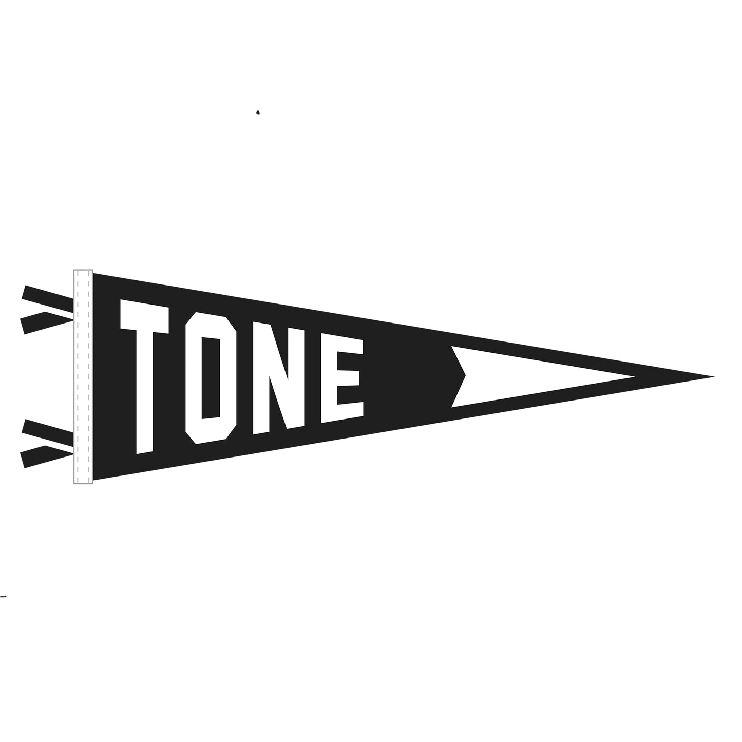 Oxford “Tone” Pennant Black & White