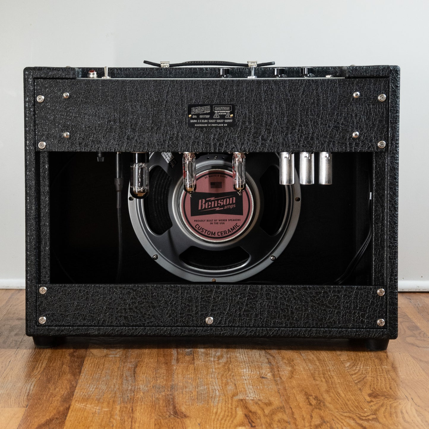 Benson Earhart Reverb Combo Black Tolex w/ Oxblood Grill