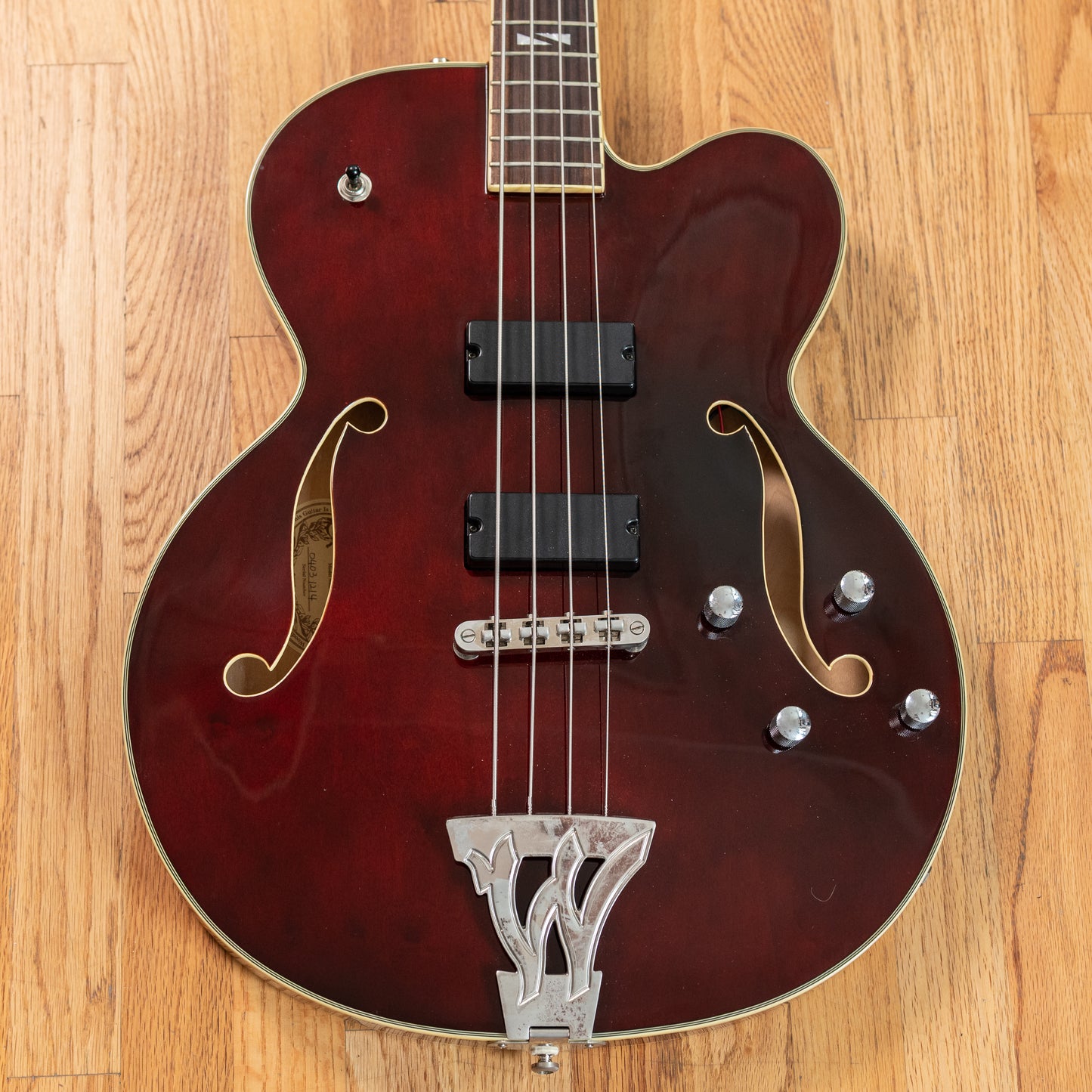 Washburn AB-90 Extra Long Scale Walnut 2000s w/ OHSC