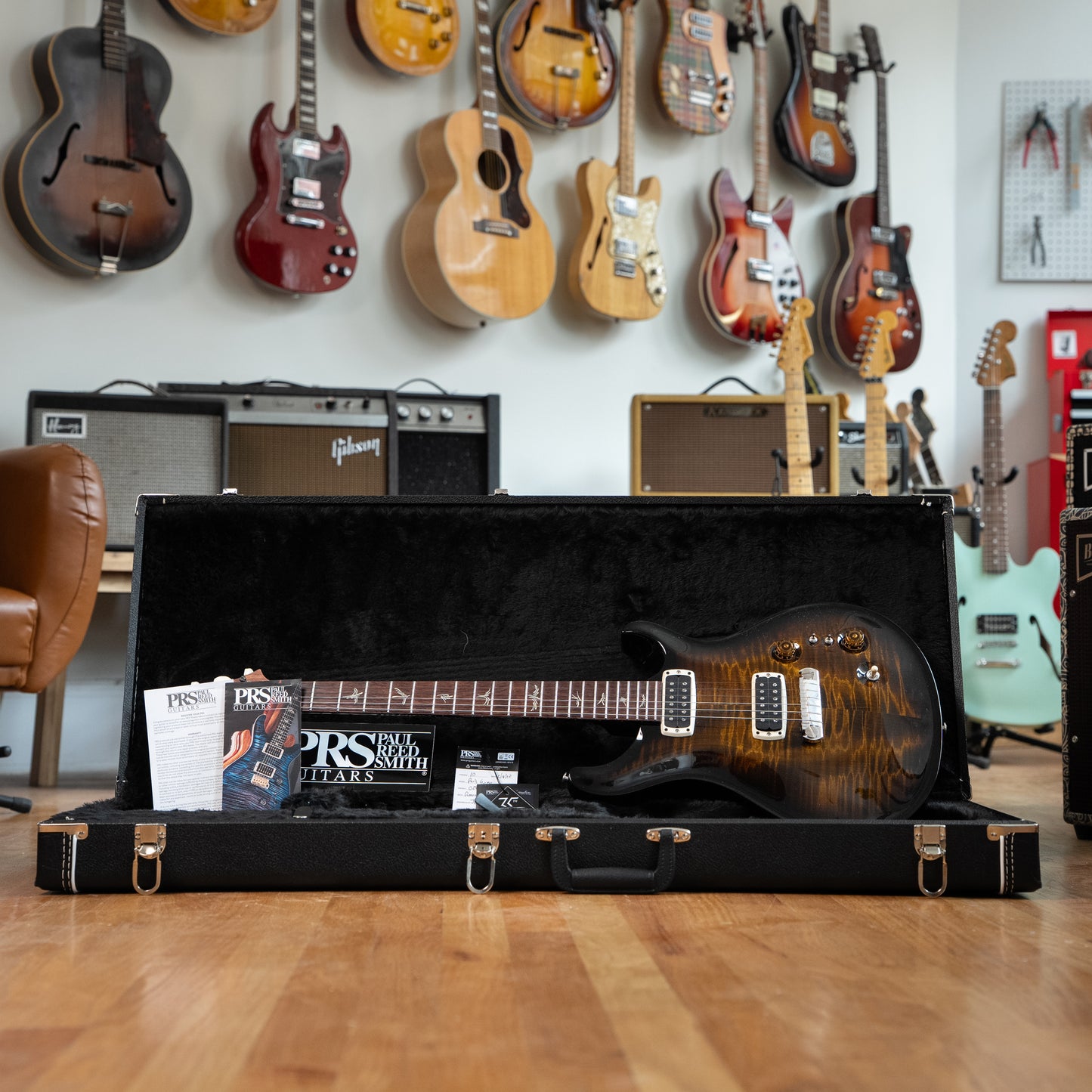 PRS Paul's Guitar Black Gold Burst USED