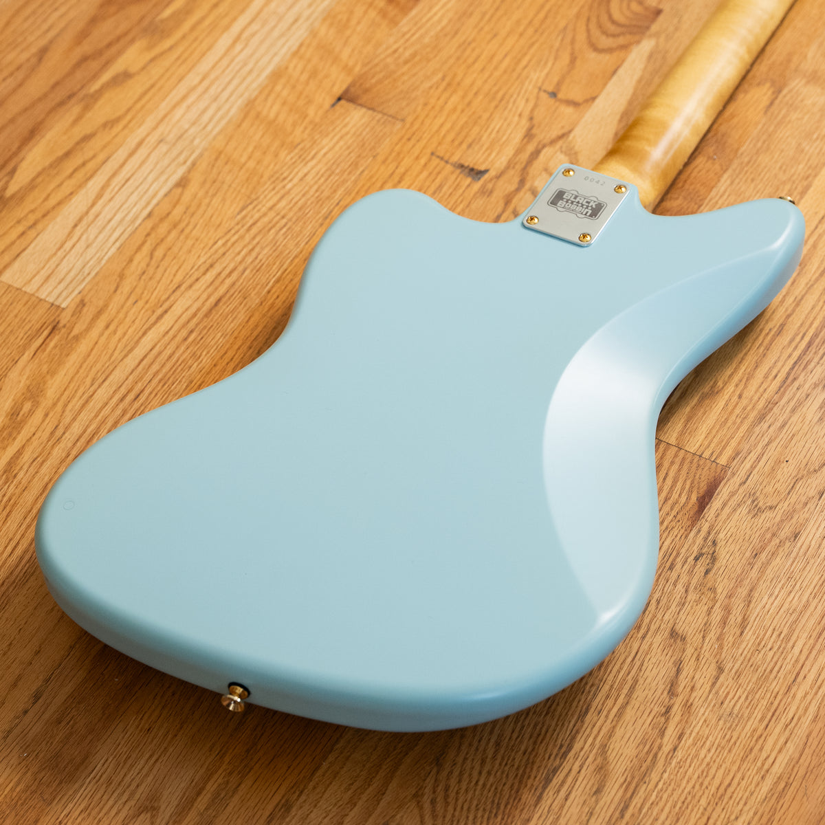 Black Bobbin Custom JM Sonic Blue w/ Gold Hardware