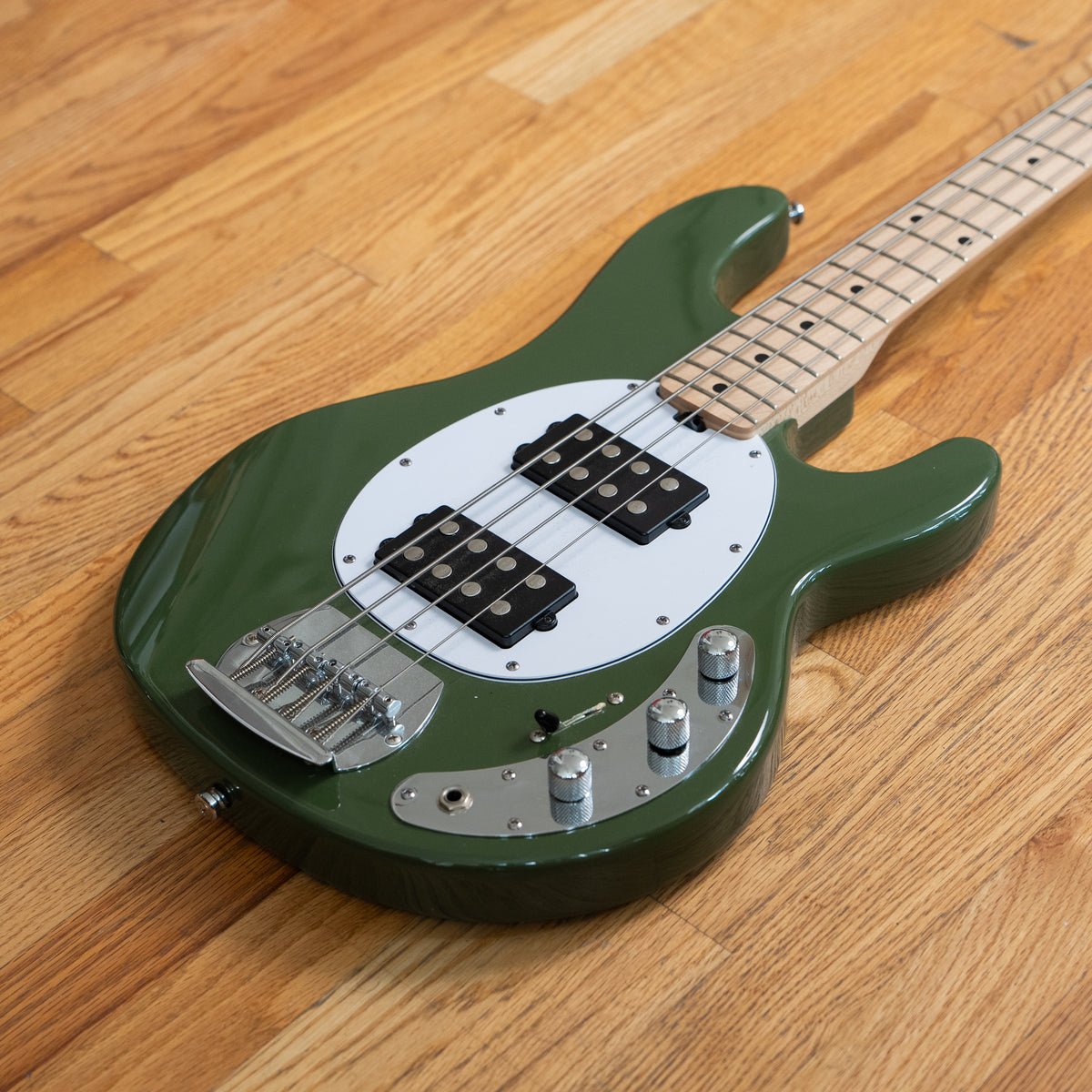 Music Man Sterling Stingray Olive Green 2020s Electric Bass - No Case