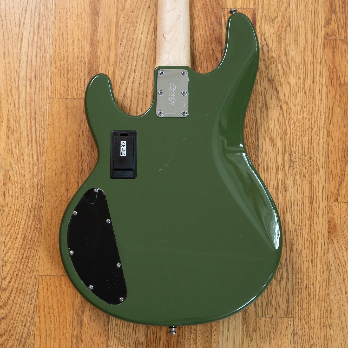 Music Man Sterling Stingray Olive Green 2020s Electric Bass - No Case