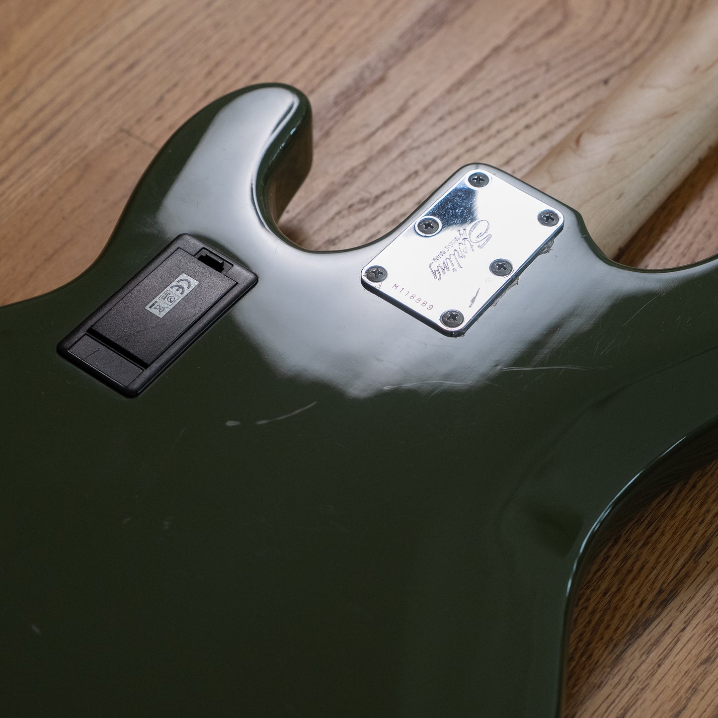 Music Man Sterling Stingray Olive Green 2020s Electric Bass - No Case