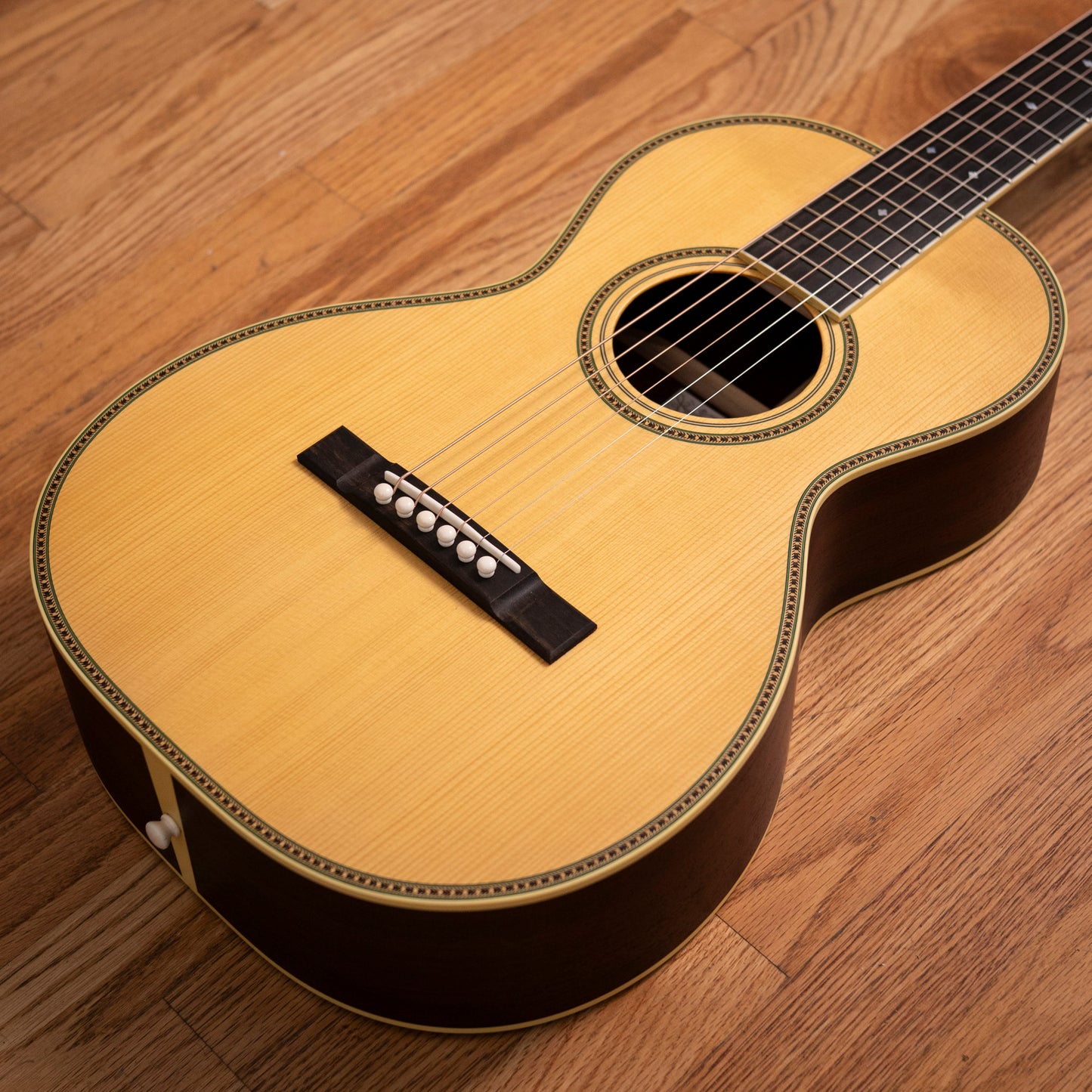 Lyon & Healy Parlor Acoustic Guitar Indian Rosewood Satin USED