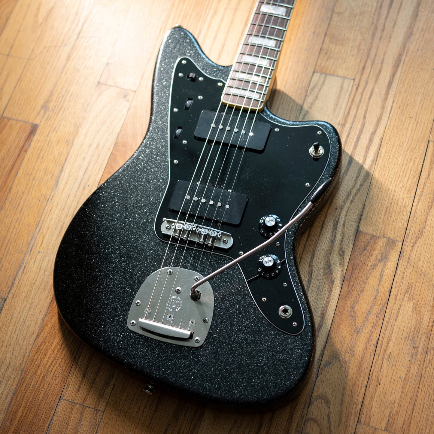 Black Bobbin Custom JM Black Sparkle w/ Matching Headstock USED