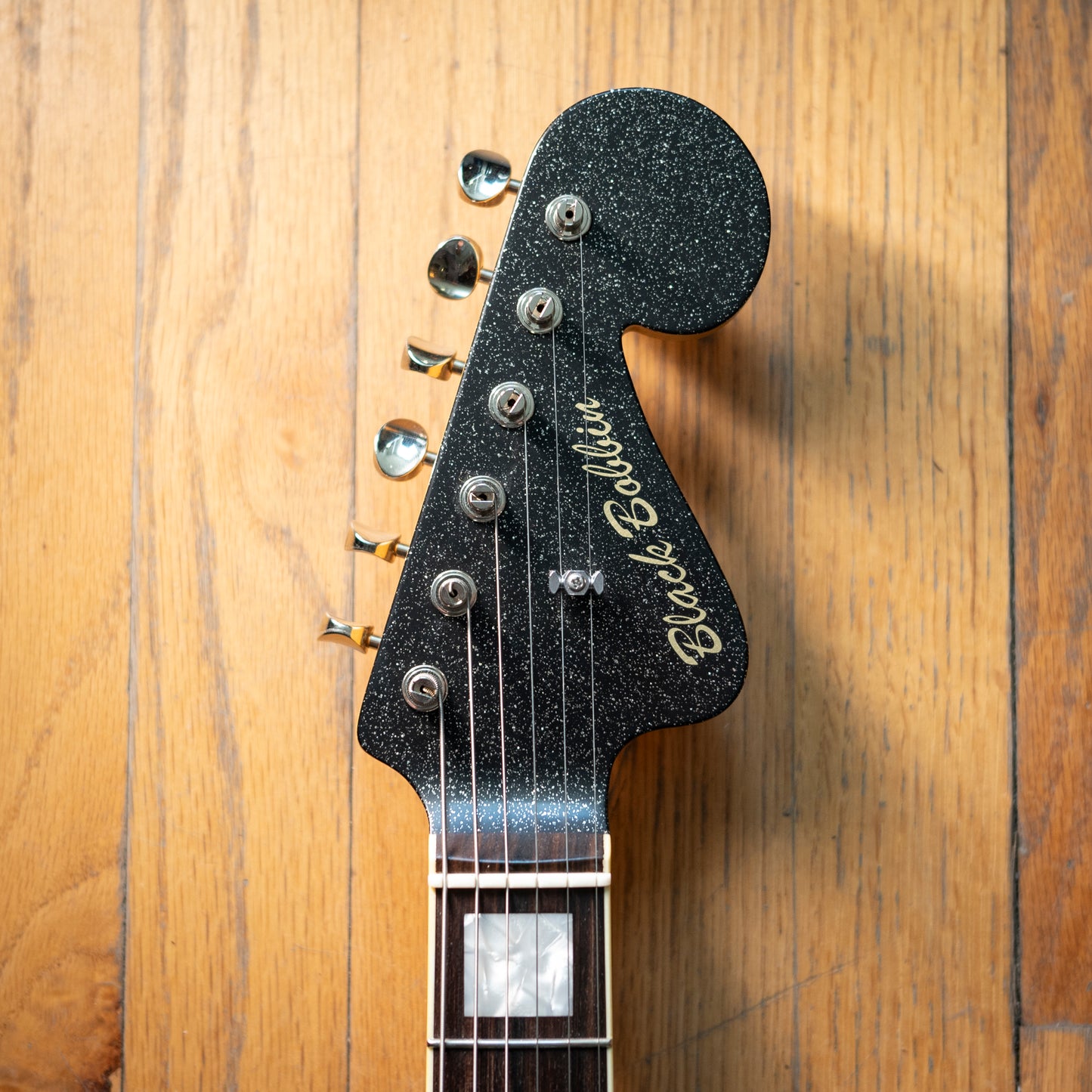 Black Bobbin Custom JM Black Sparkle w/ Matching Headstock USED
