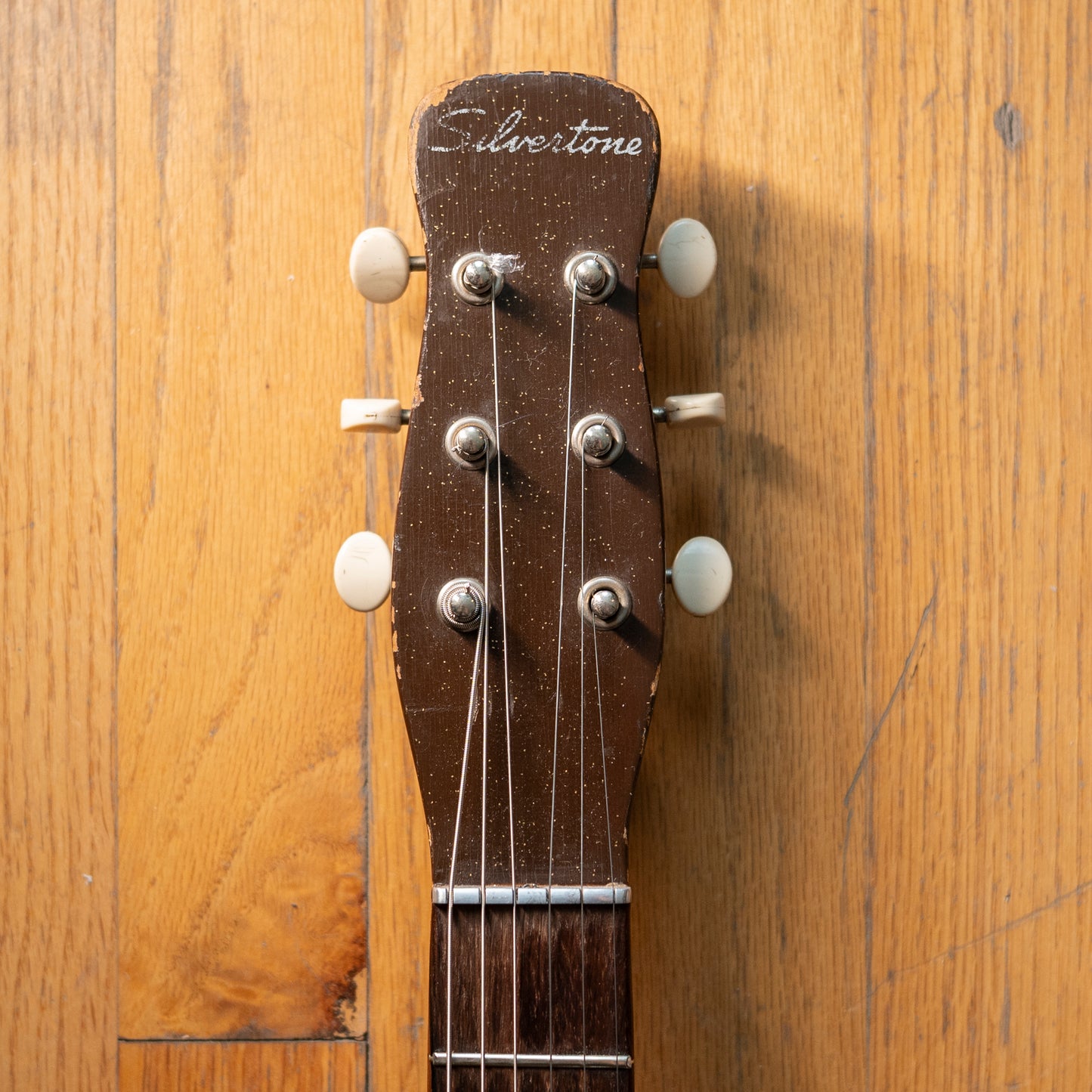 Silvertone 1304 Rootbeer Sparkle 1950s w/ Gig Bag