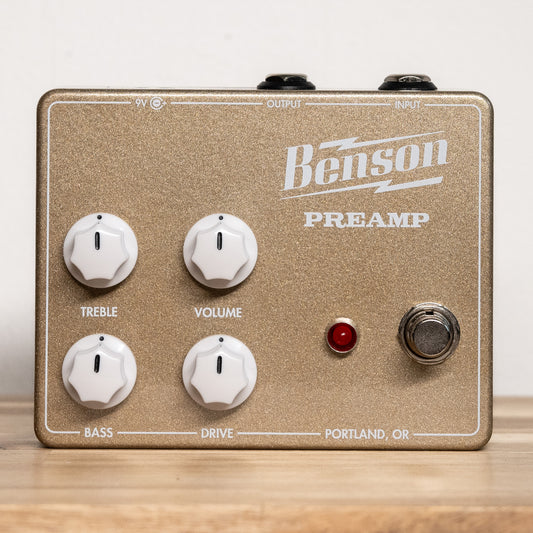 Benson Preamp Pedal Champagne Sparkle Exclusive