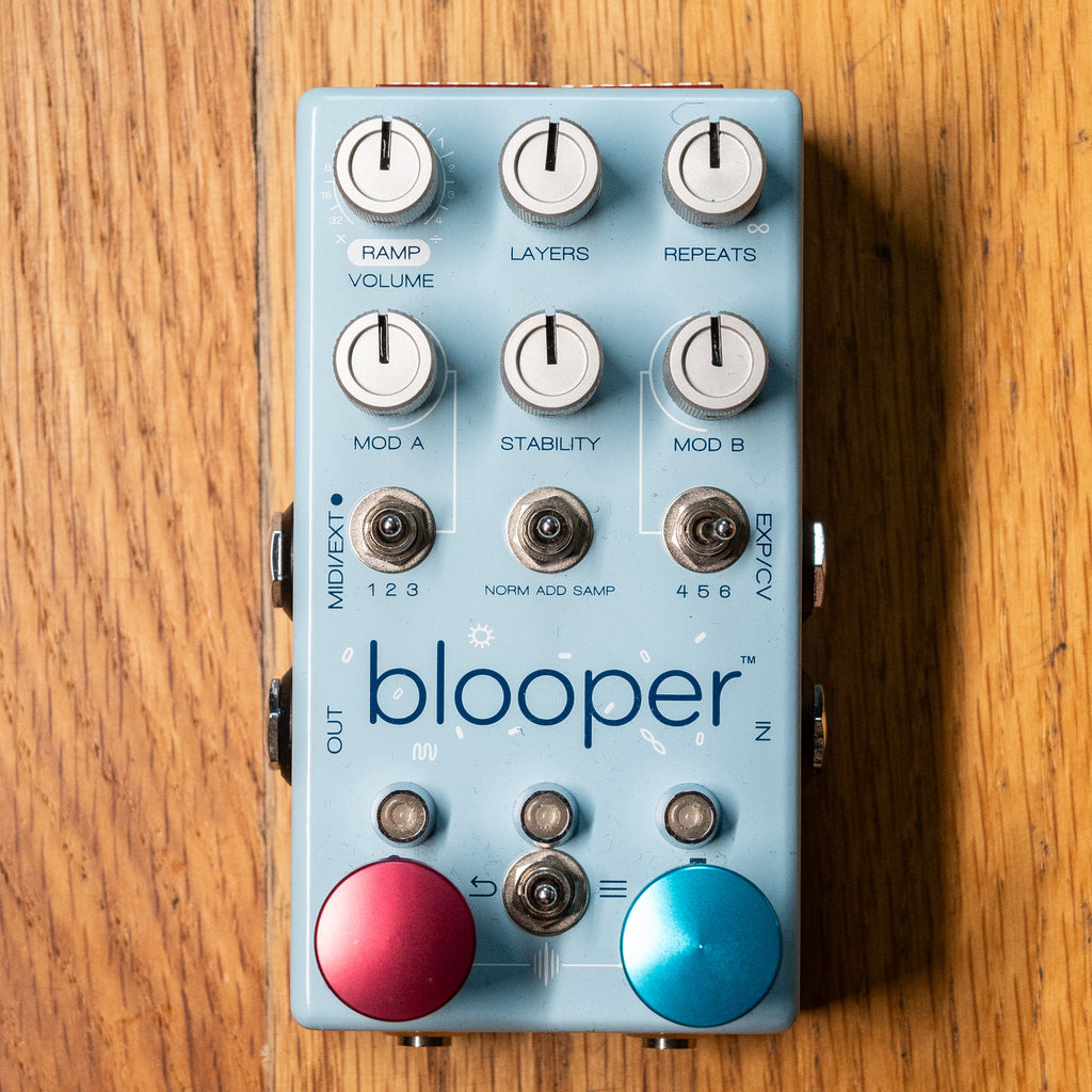 blooper looper pedal Chase Bliss Blooper USED w/ Box – Black Bobbin