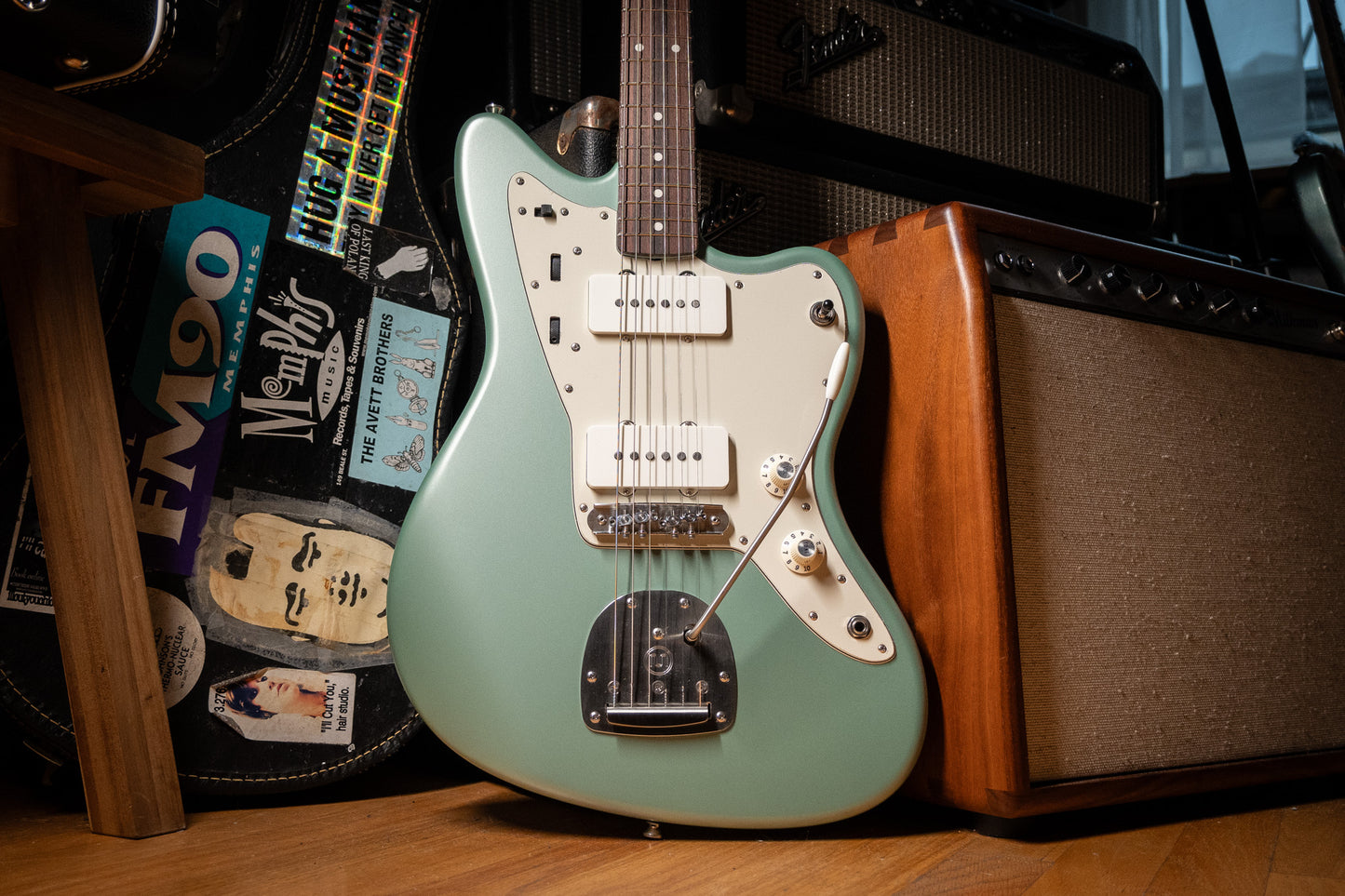 Black Bobbin Custom JM Inverness Green w/ Black Headstock
