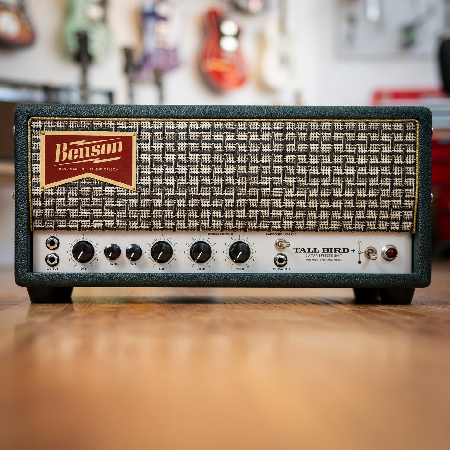 Benson Tall Bird Plus Green Tolex w/ Checkered Grill