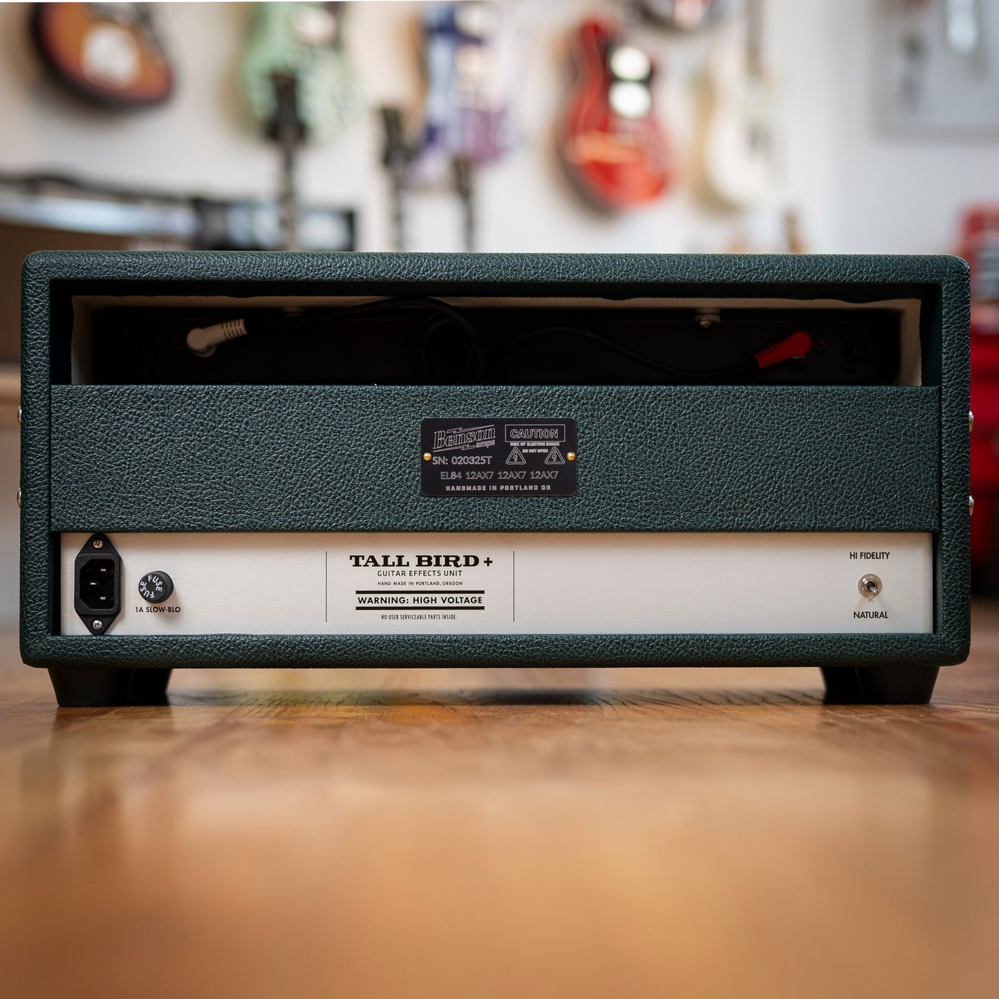 Benson Tall Bird Plus Green Tolex w/ Checkered Grill