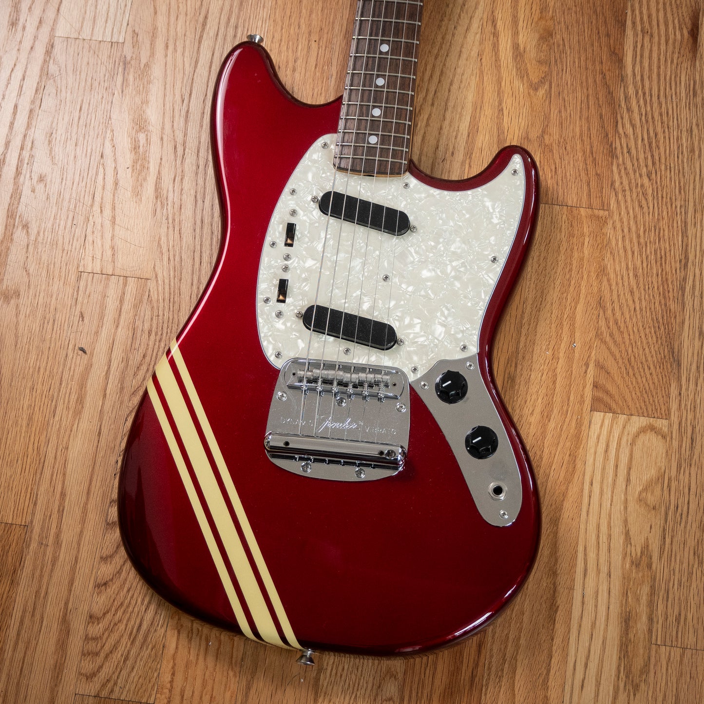 Fender Mustang MG-73 Reissue Old Candy Apple Red w/Gig Bag