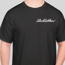 Load image into Gallery viewer, Black Bobbin &quot;Cable&quot; Logo Shirt
