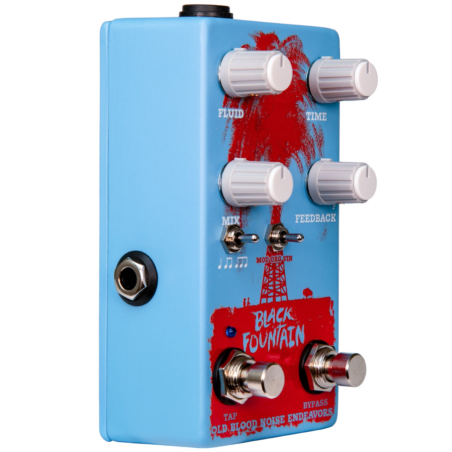 Old Blood Noise Black Fountain W/Tap Tempo Chicago Blue