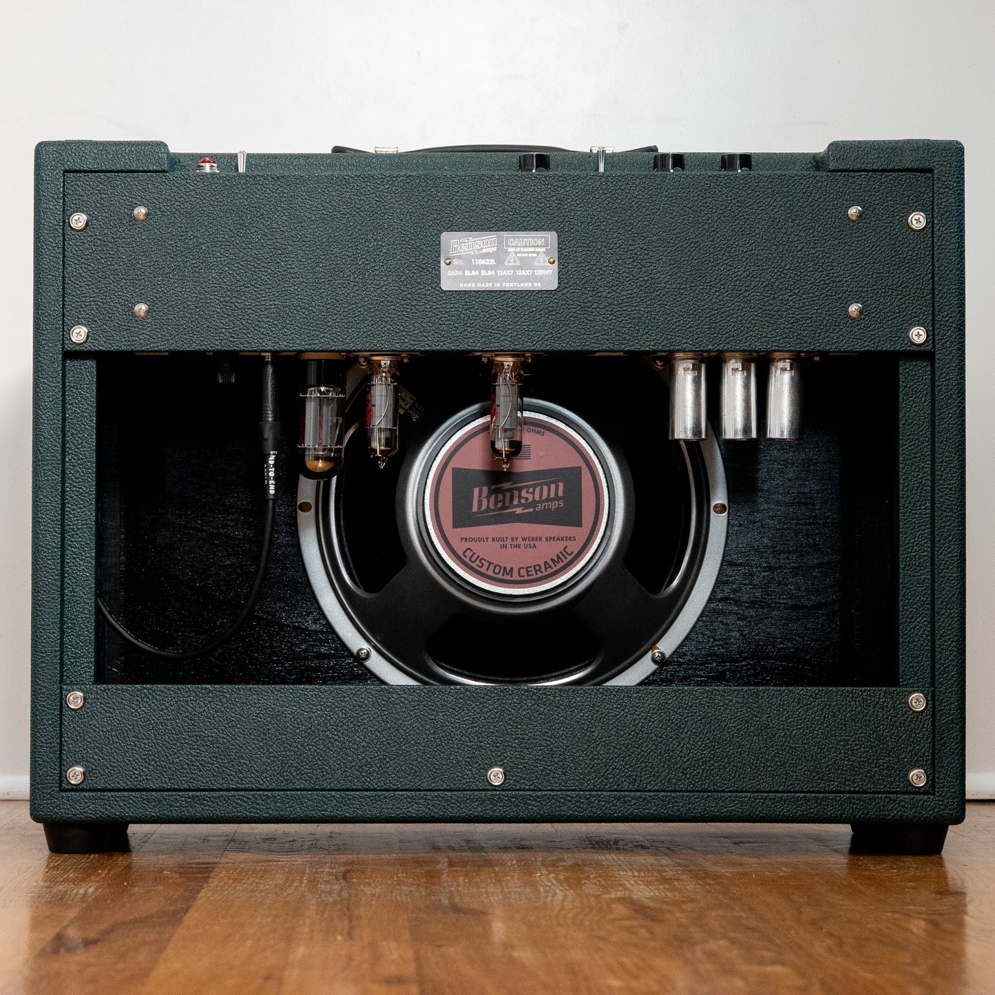 Benson Earhart Reverb Combo Green Tolex w/ Checkerboard Grill