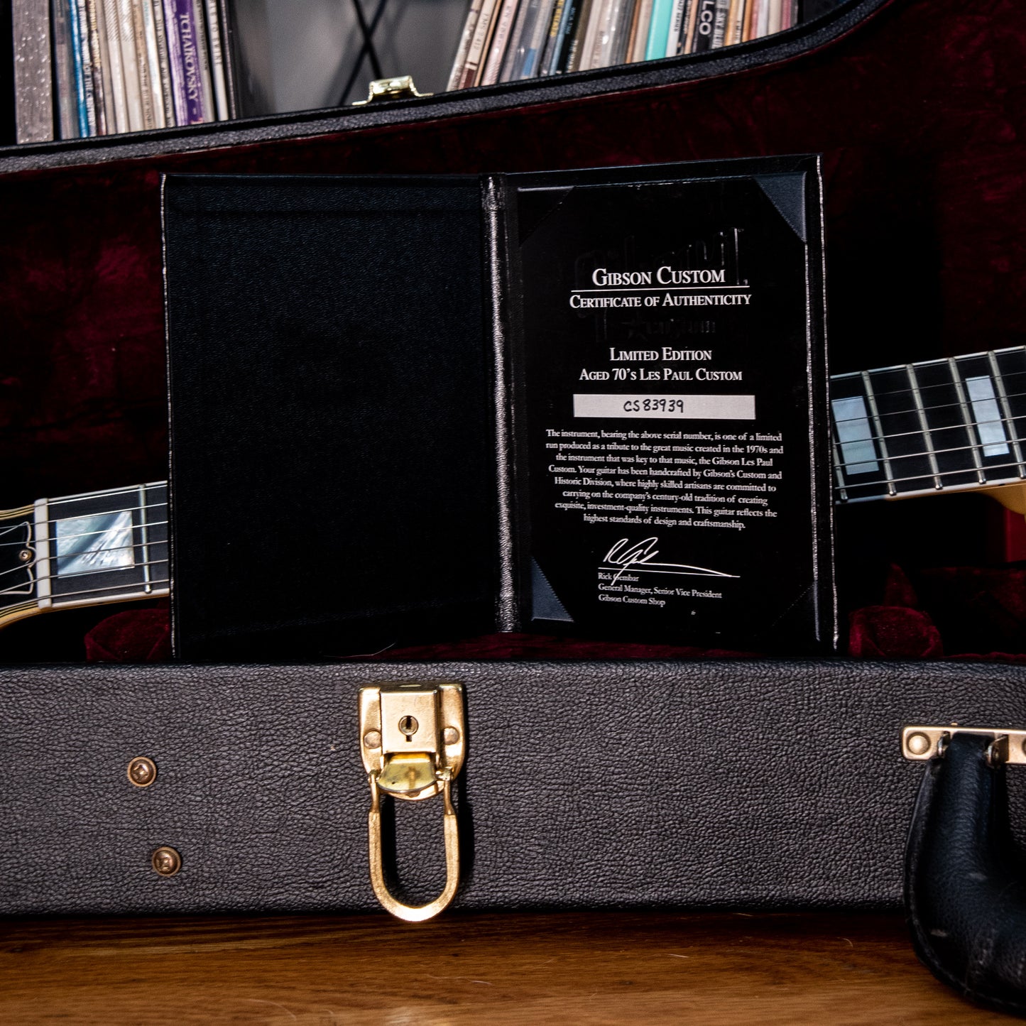 Gibson Custom Shop Les Paul Custom 2008 Aged Alpine White Limited Edition w/OHSC