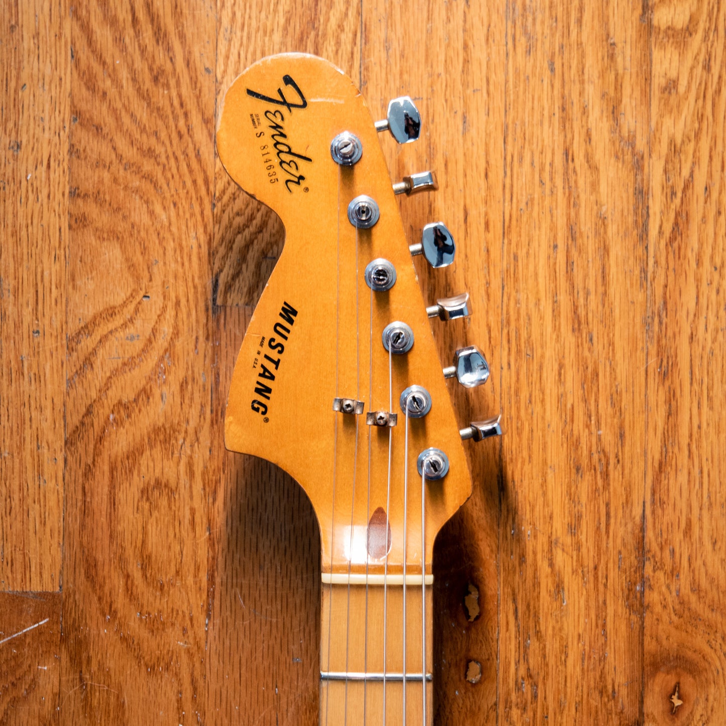 Fender Mustang Left Handed Sunburst 1970s w/OHSC
