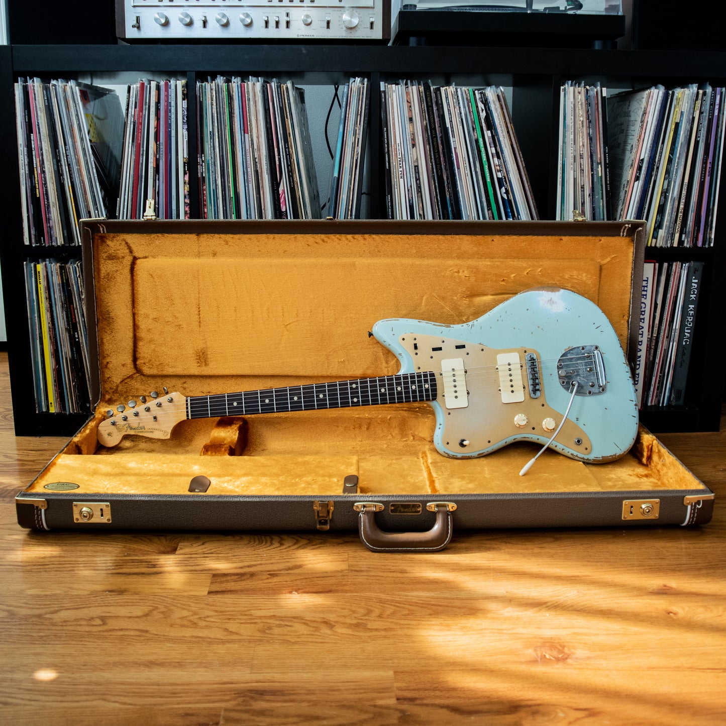 Fender Custom Shop Jason Smith Masterbuilt Jazzmaster Left Handed Aged Sonic Blue 2012 w/OHSC