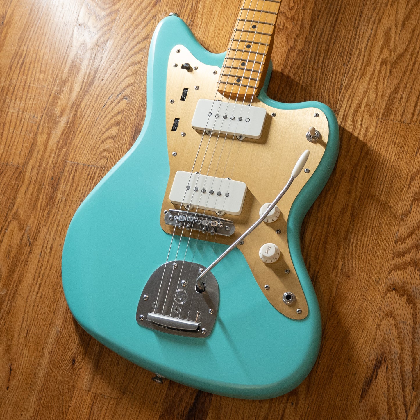 Squier 40th Anniversary Edition Black Bobbin Makeover USED