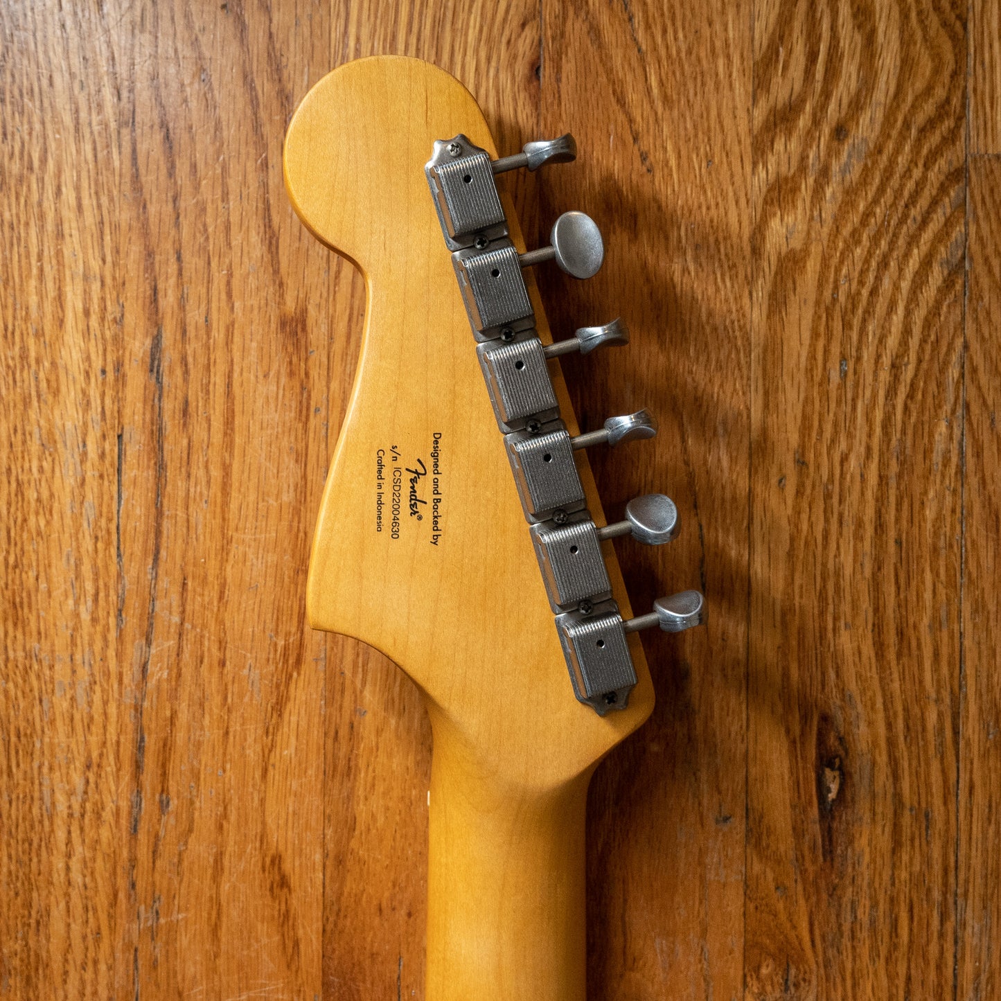 Squier 40th Anniversary Edition Black Bobbin Makeover USED
