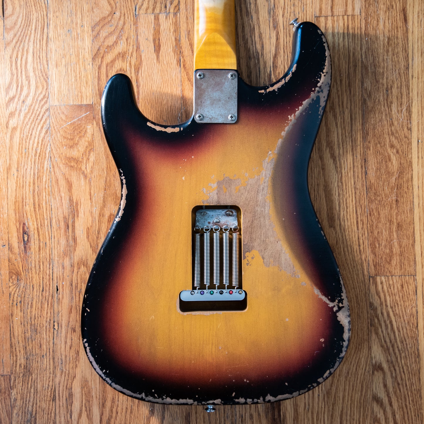 Fraser S-Style Sunburst Aged W/HSC