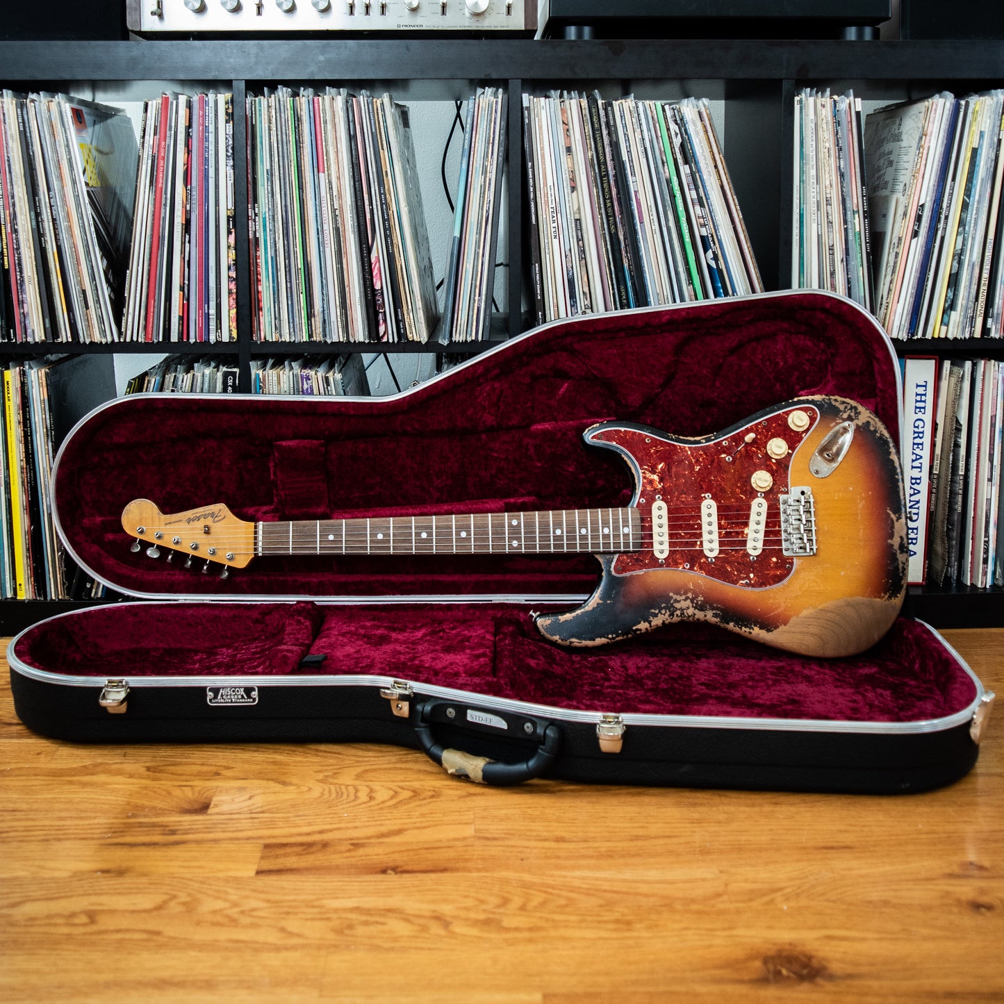 Fraser S-Style Sunburst Aged W/HSC