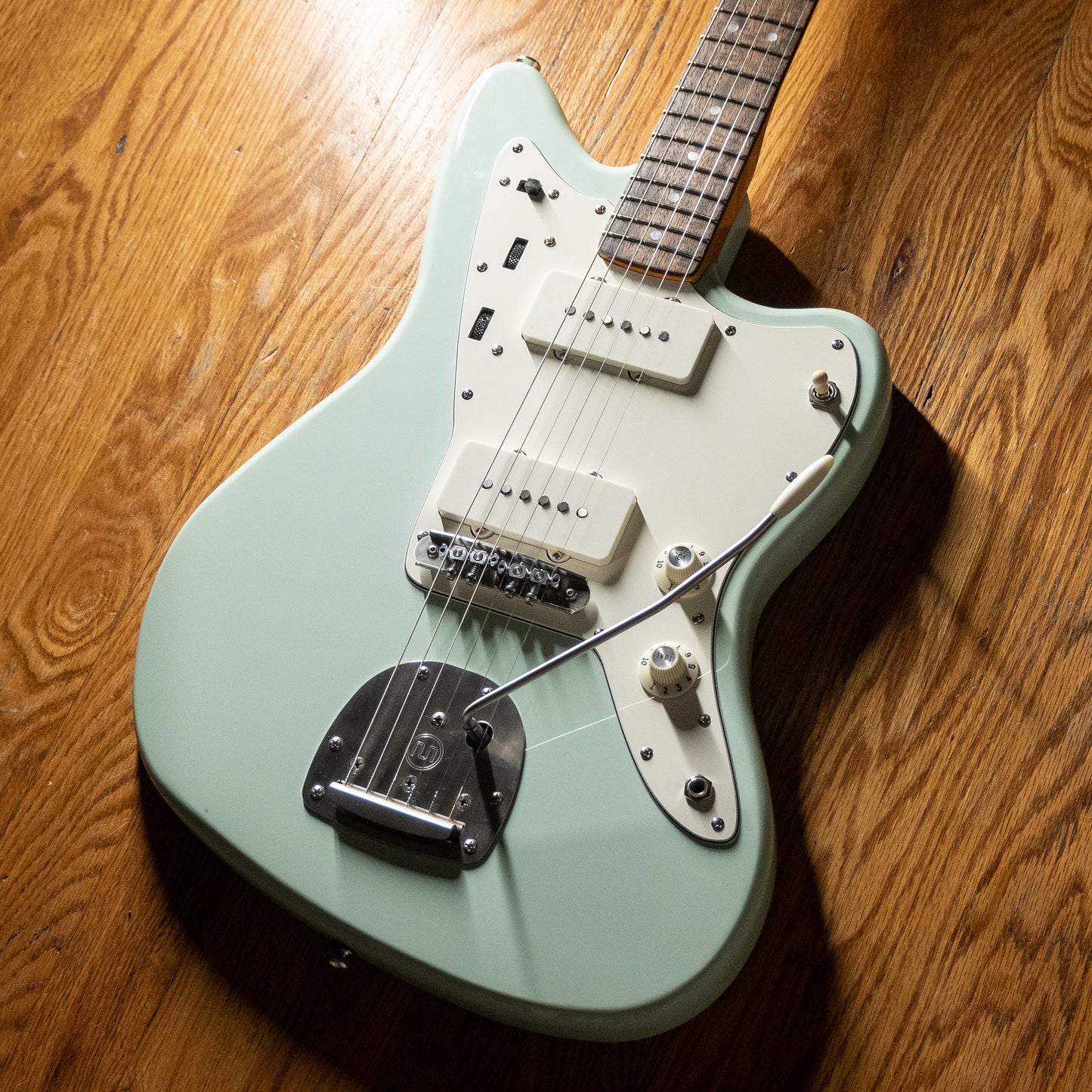 Squier Classic Vibe Late 60s Surf Green Jazzmaster Black Bobbin Modified Pre-Order