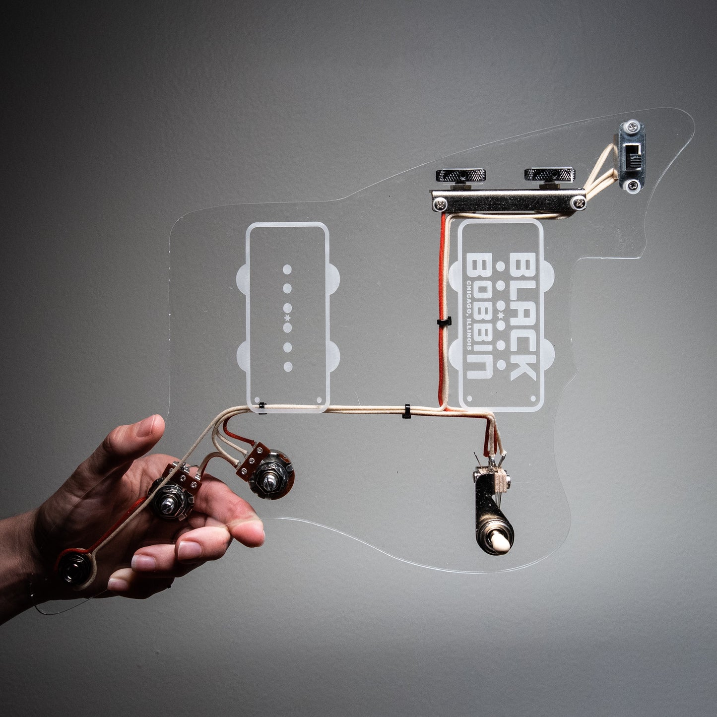 Black Bobbin Jazzmaster Wiring Harness