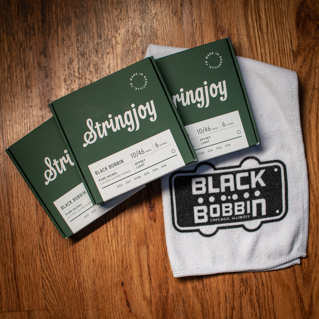 Stringjoy Bundle w/ Black Bobbin Cloth