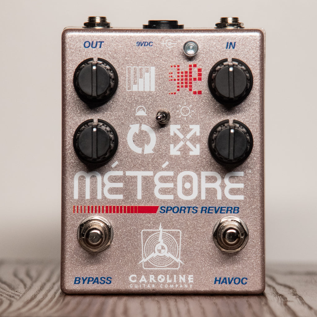 meteore pedal Caroline Guitar Company Meteore Rose Gold Sports Exclusive