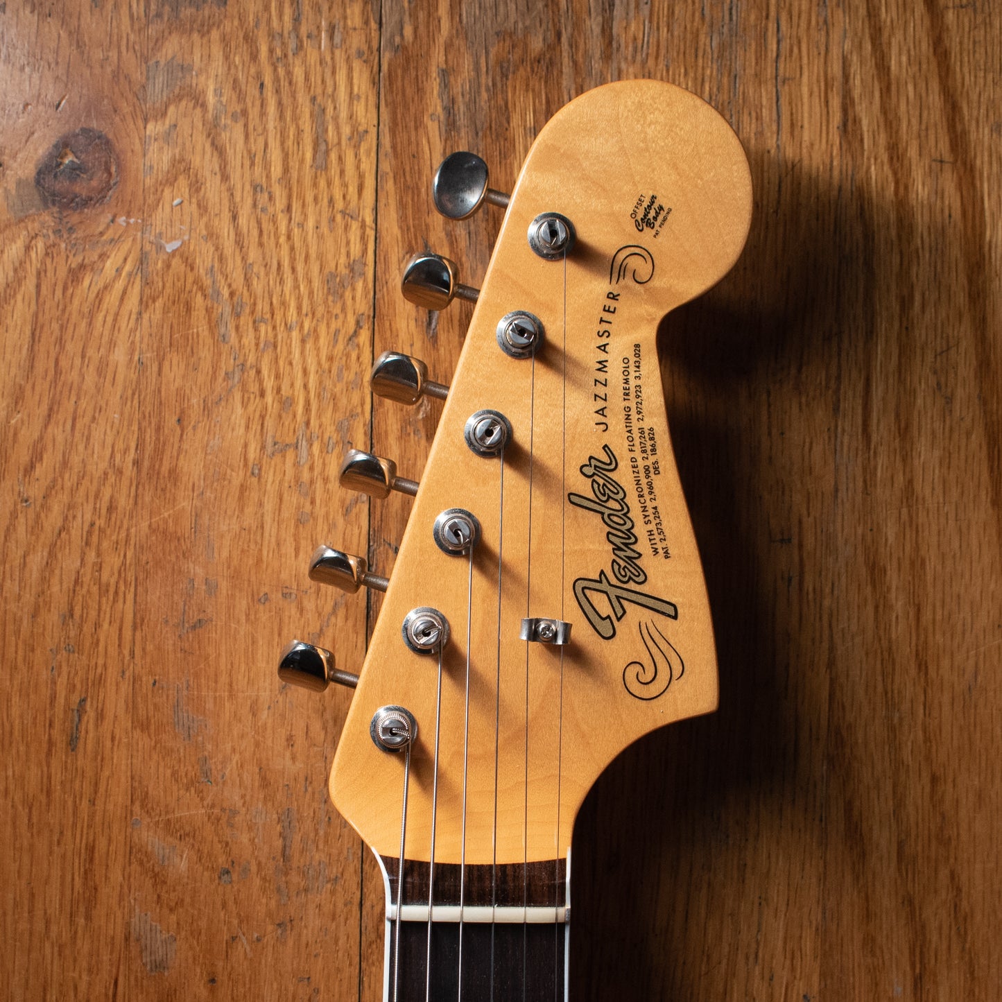Fender American Original Jazzmaster Charcoal Frost Metallic Black Bobbin Makeover