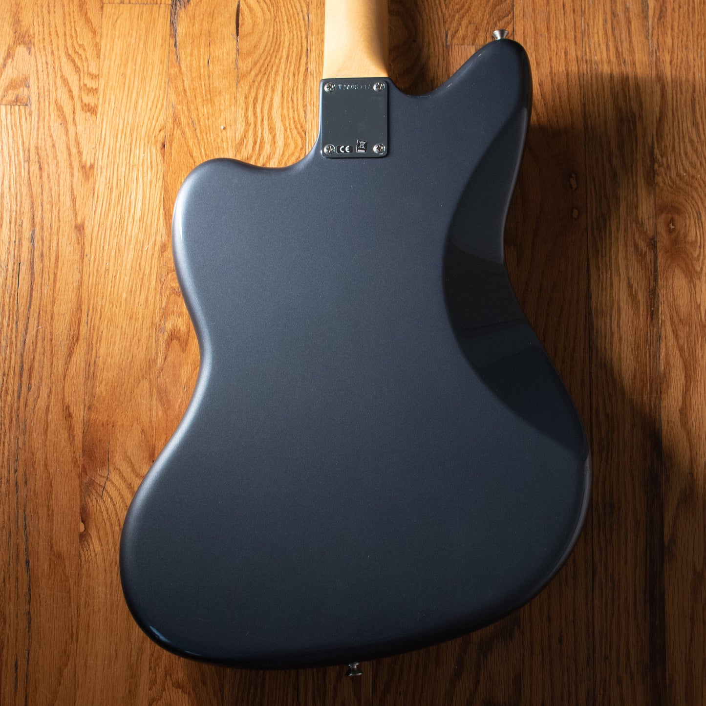 Fender American Original Jazzmaster Charcoal Frost Metallic Black Bobbin Makeover