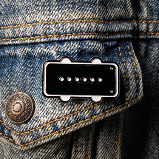Black Bobbin Enamel Pin